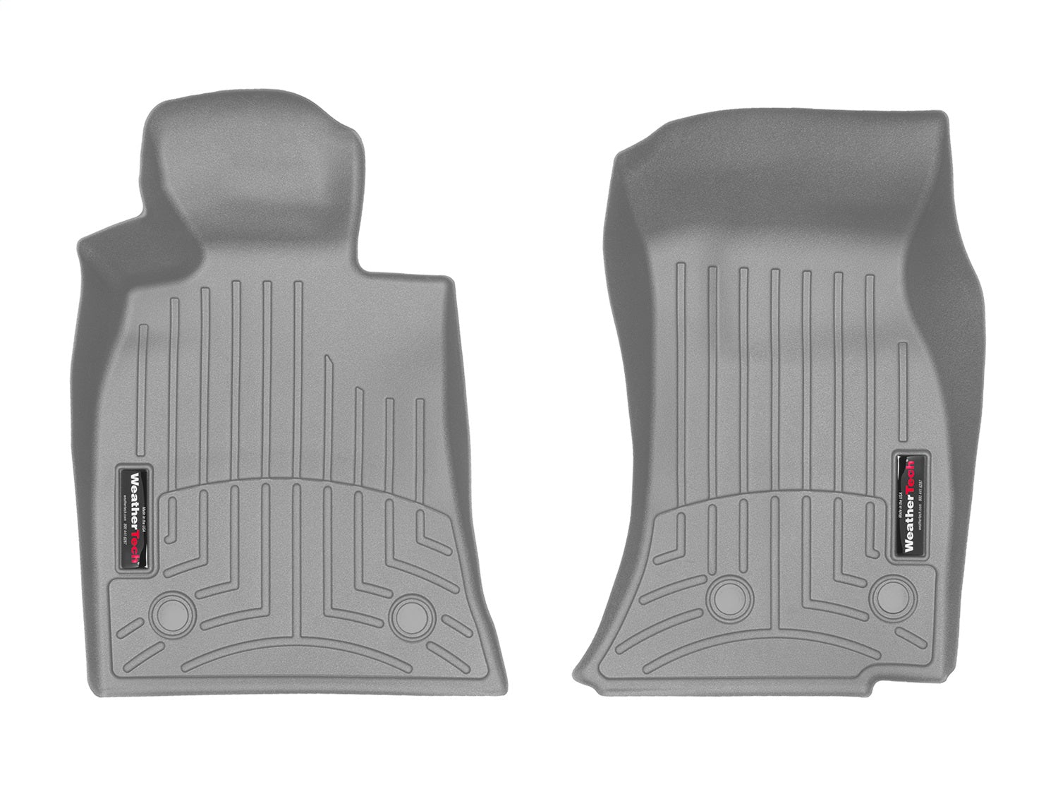 Weathertech 464971 FloorLiner™ DigitalFit®; Gray; Front; Weathertech 464971