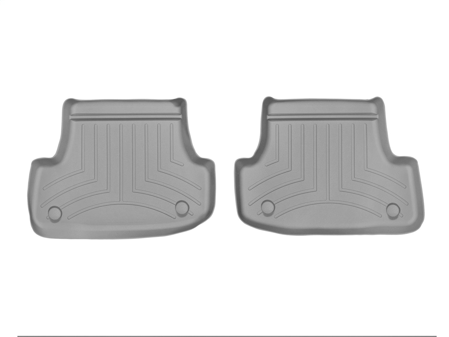 Weathertech 465002 FloorLiner™ DigitalFit®; Gray; Rear; 2 Piece; Weathertech 465002