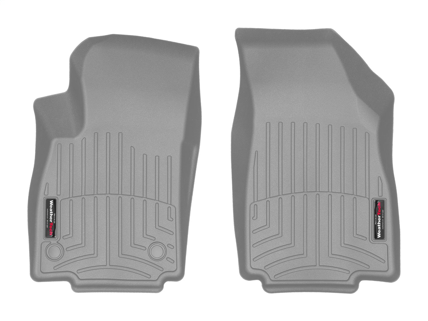 Weathertech 465321 FloorLiner™ DigitalFit®; Gray; Front; Weathertech 465321