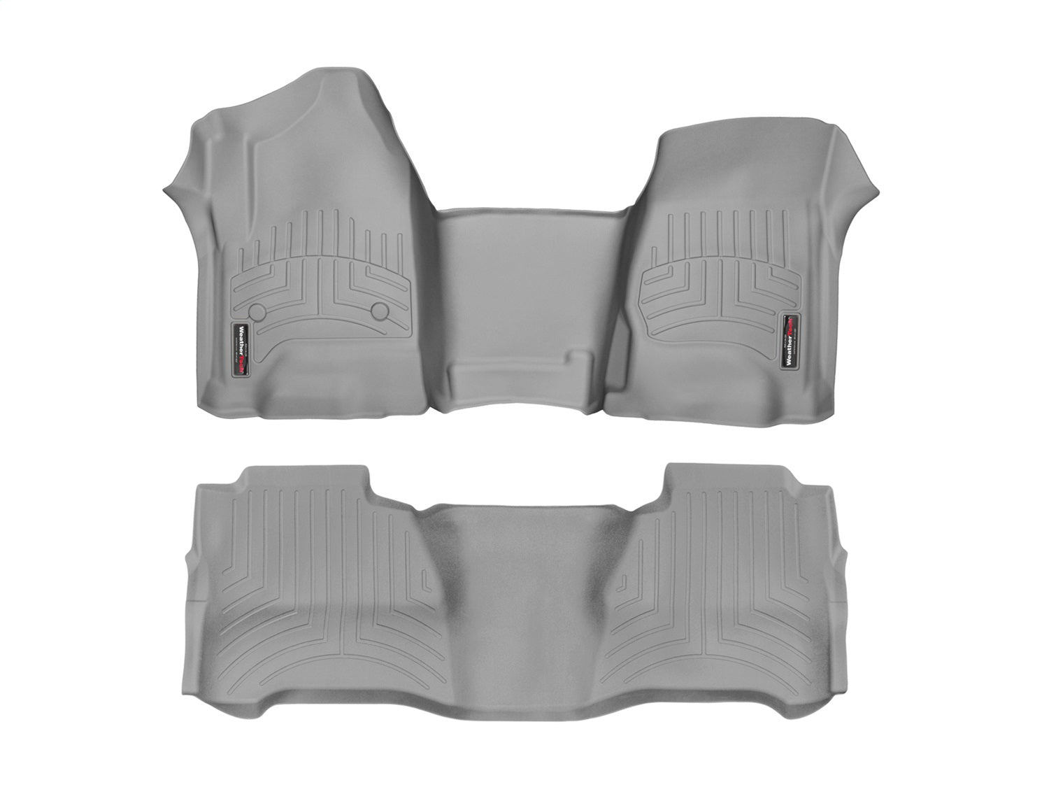 Weathertech 466101 FloorLiner™ DigitalFit®; Gray; Front; Weathertech 466101