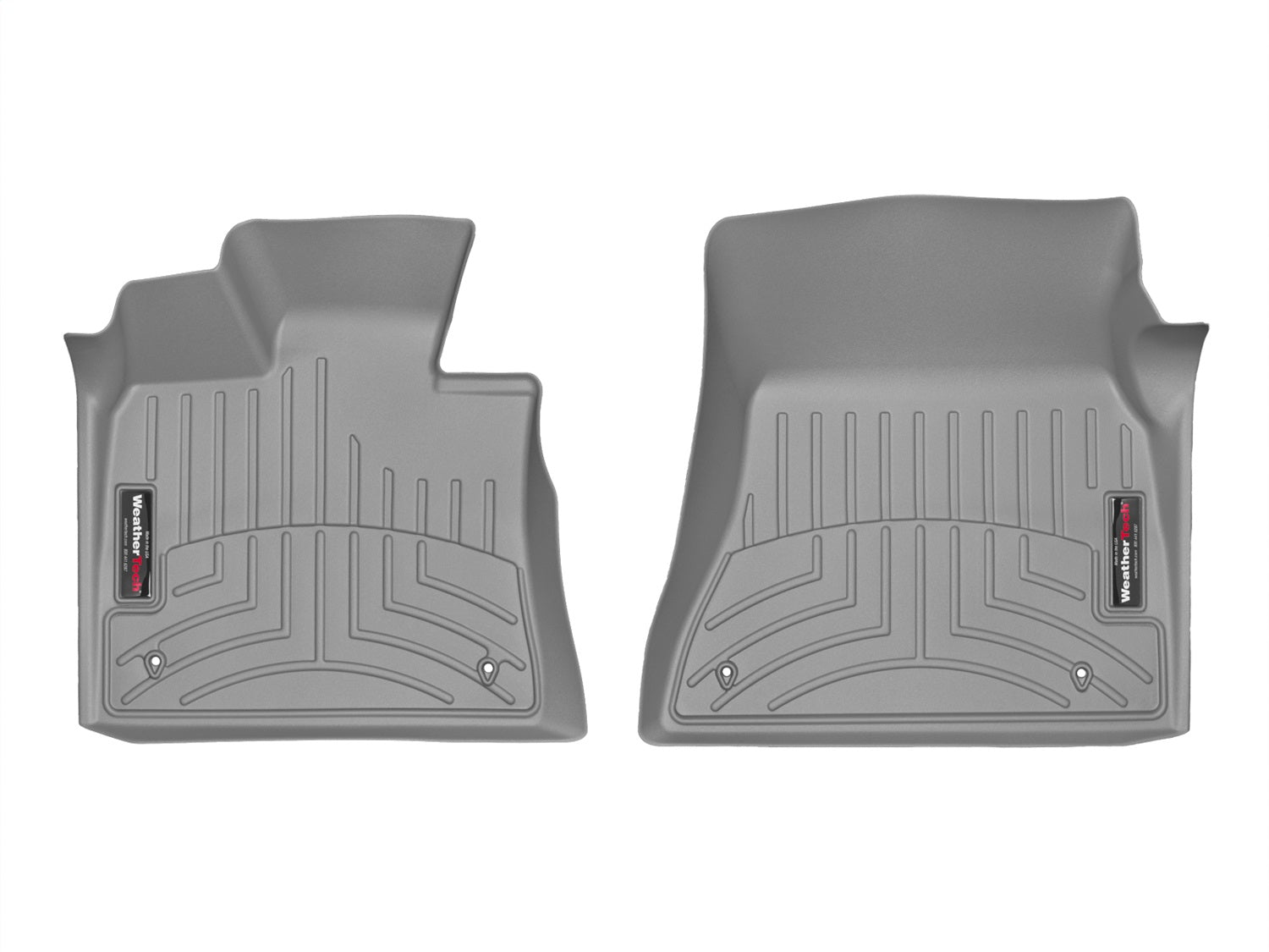 Weathertech 465591 FloorLiner™ DigitalFit®; Gray; Front; Weathertech 465591