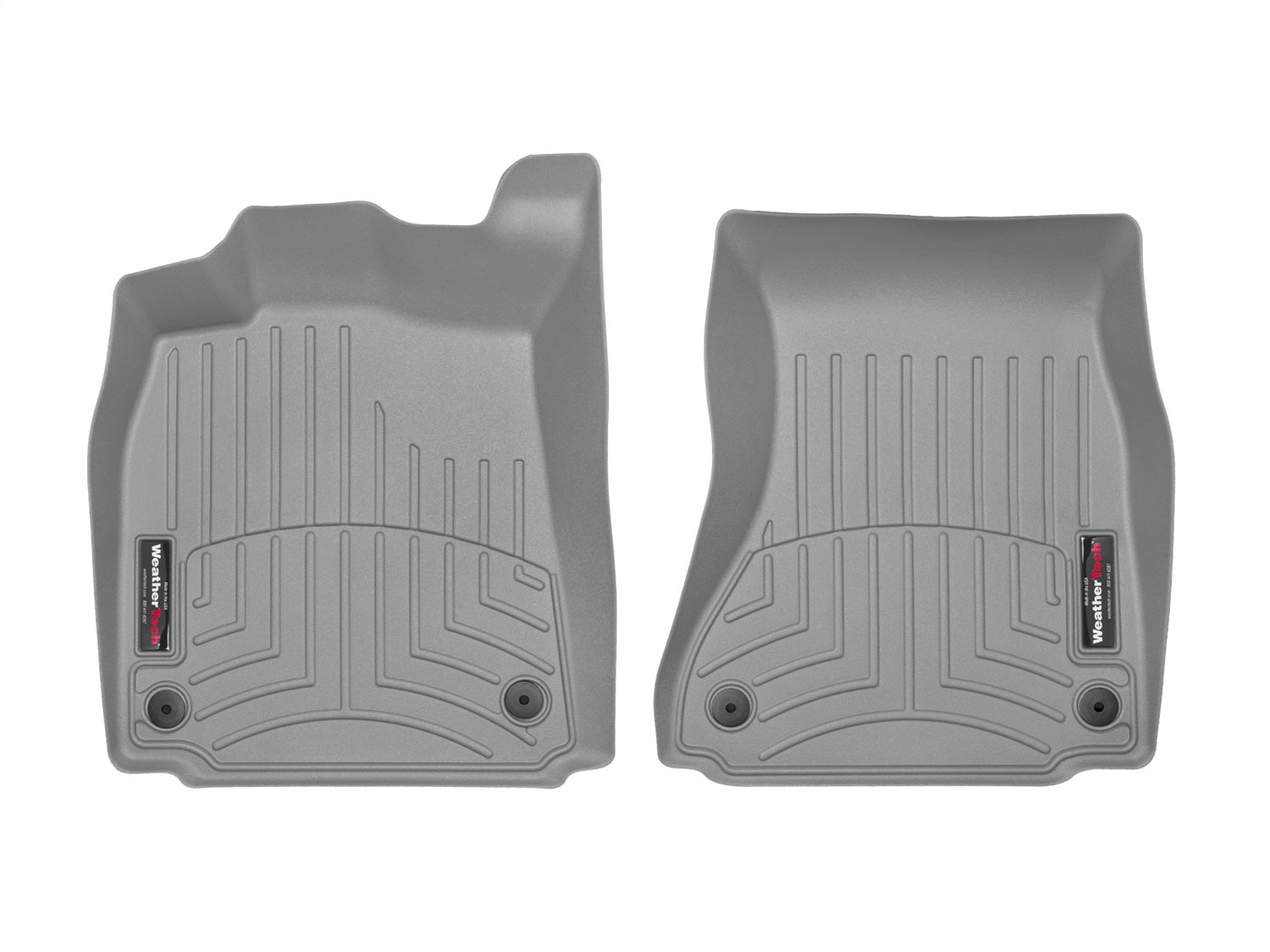 Weathertech 465641 FloorLiner™ DigitalFit®; Gray; Front; Weathertech 465641