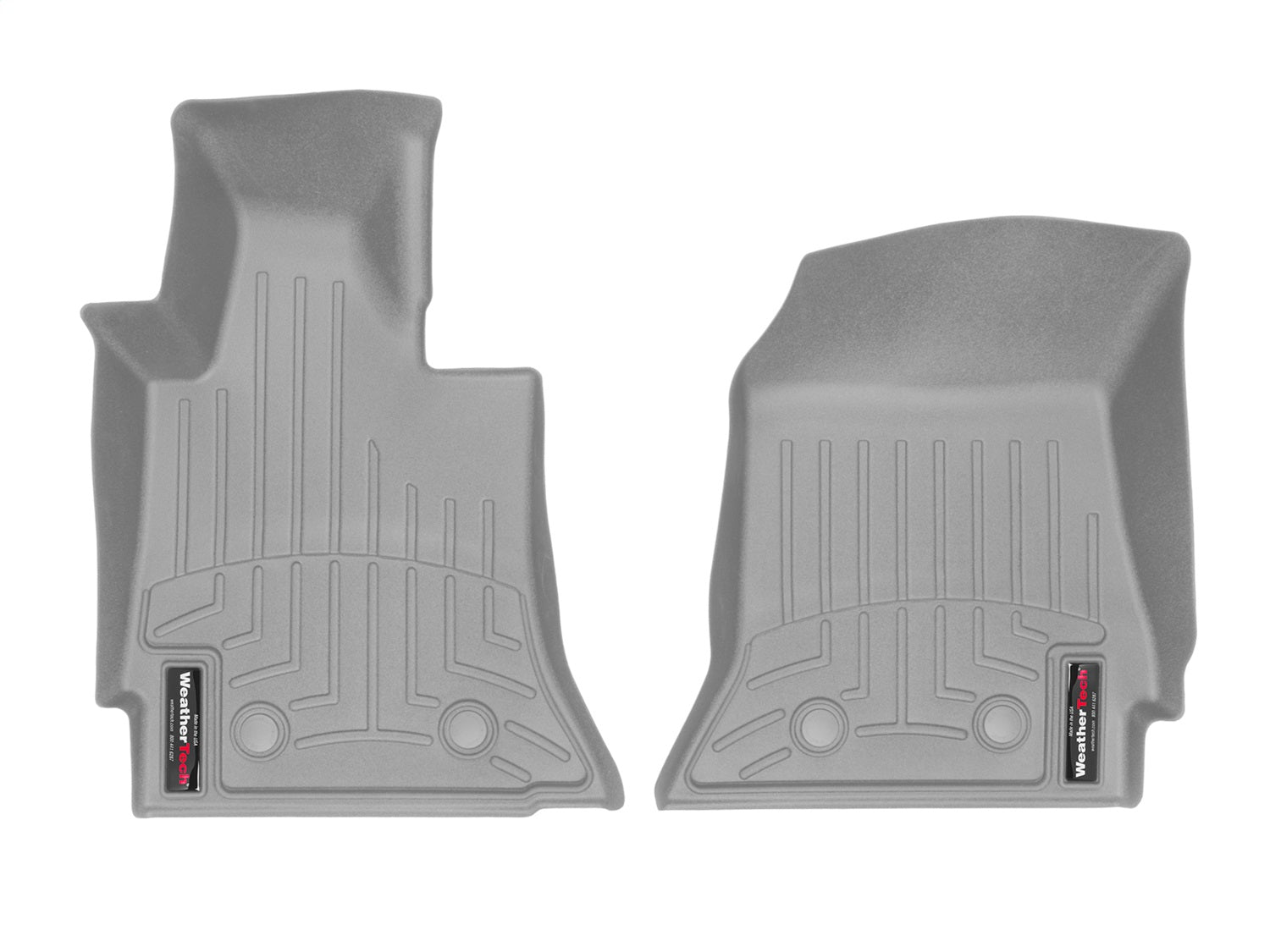 Weathertech 465891 FloorLiner™ DigitalFit®; Gray; Front; Weathertech 465891