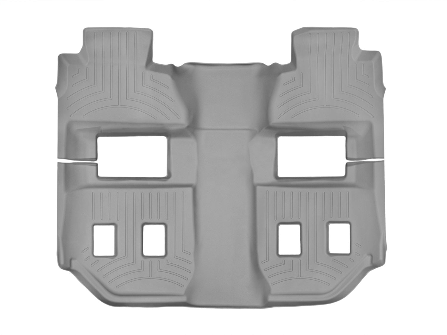 Weathertech 466073 FloorLiner™ DigitalFit®; Gray; Rear and Third Row; 1 Piece; Weathertech 466073