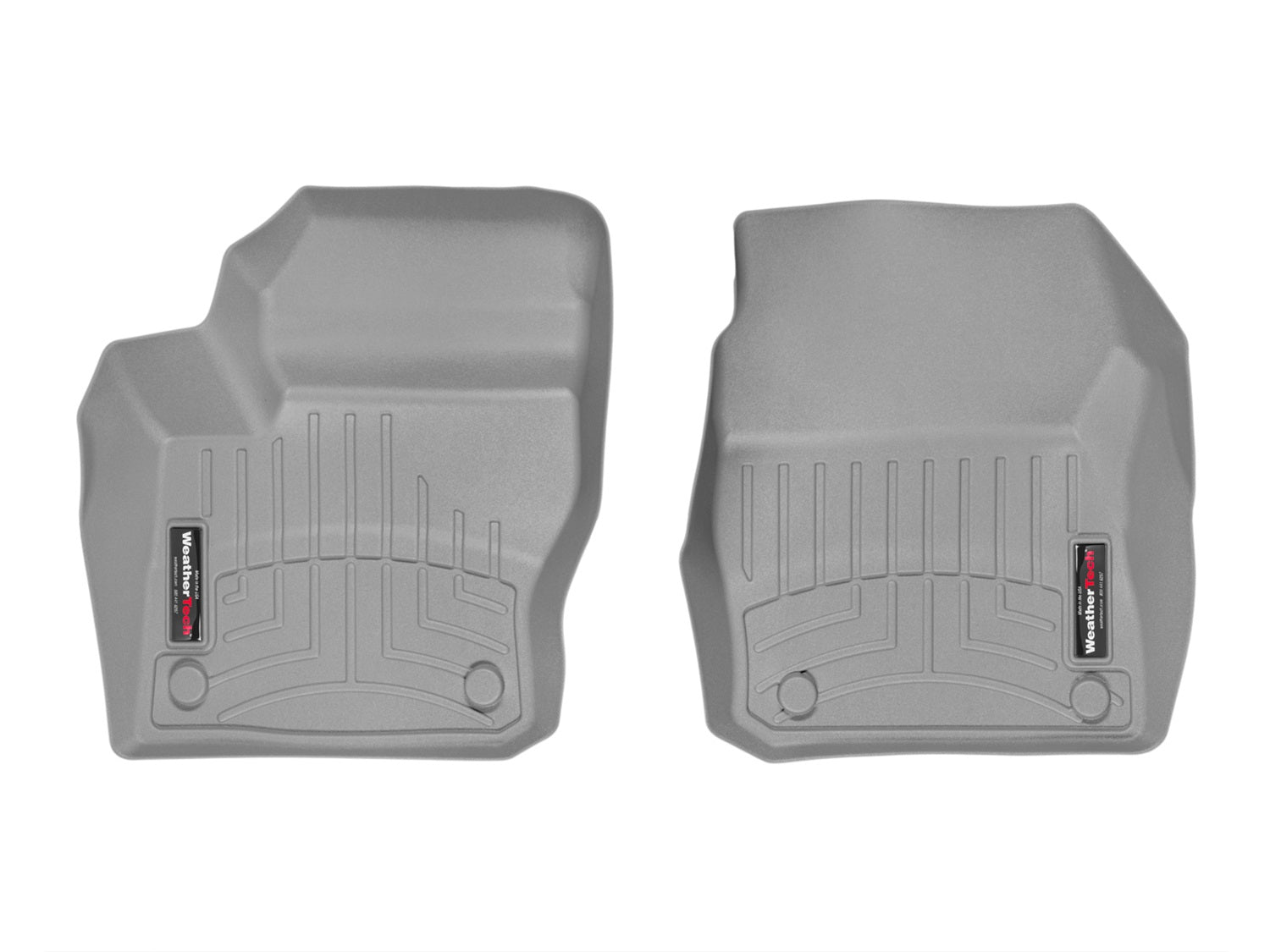 Weathertech 466461 FloorLiner™ DigitalFit®; Gray; Front; Weathertech 466461