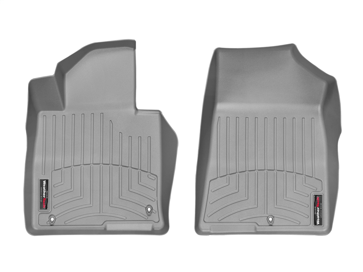 Weathertech 466661 FloorLiner™ DigitalFit®; Gray; Front; Weathertech 466661