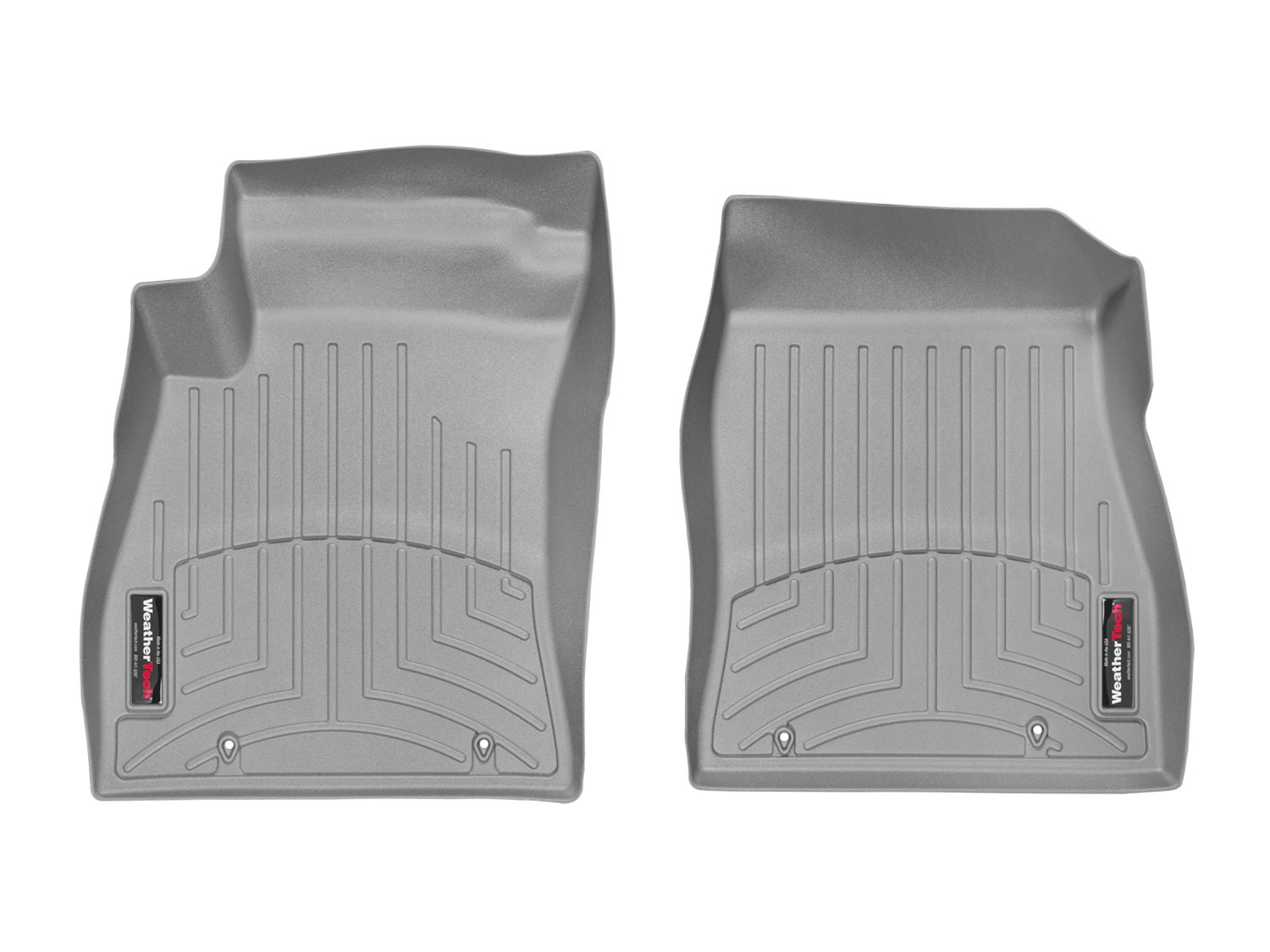 Weathertech 466681 FloorLiner™ DigitalFit®; Gray; Front; Weathertech 466681