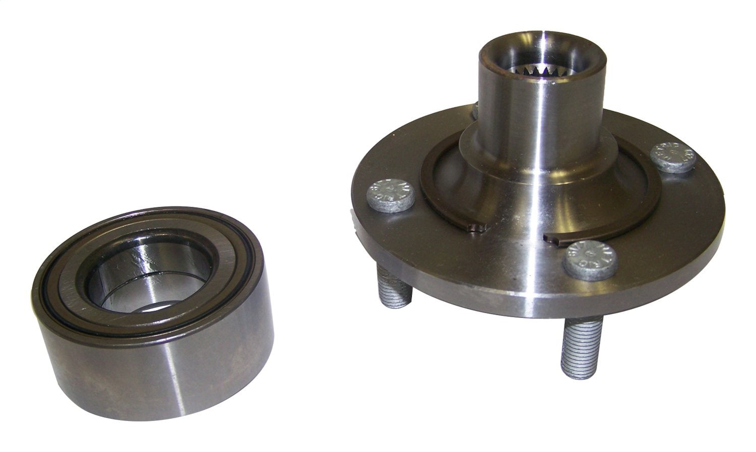Crown Automotive Jeep Replacement 4670283 Axle Hub Assembly; Front; For Use w/4 Wheel Studs; Crown Automotive Jeep Replacement 4670283