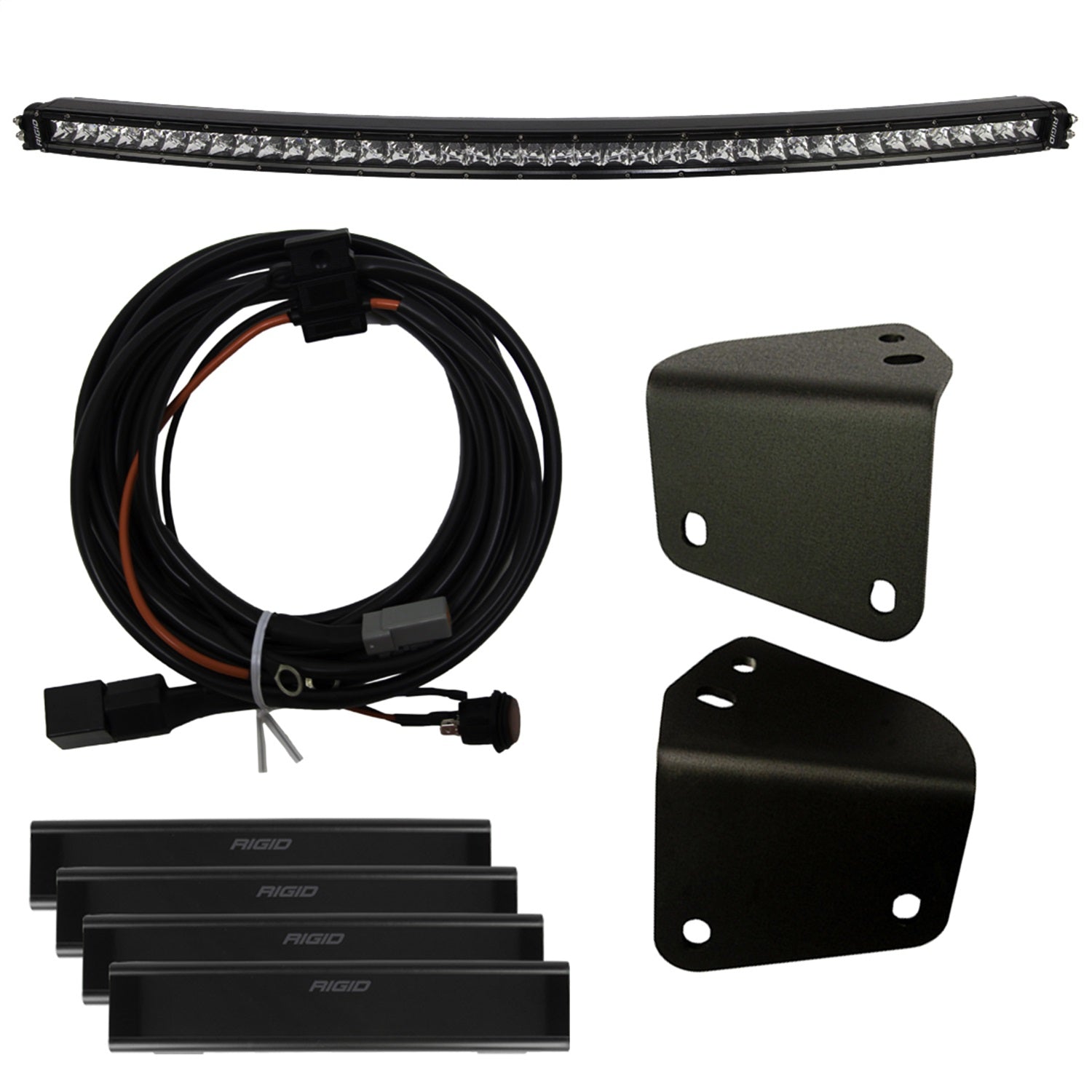 RIGID Industries 46714 2021 Ford Bronco Sport 40 Inch RDS SR-Series Curved Light Bar Roof Mount Kit RIGID Industries 46714