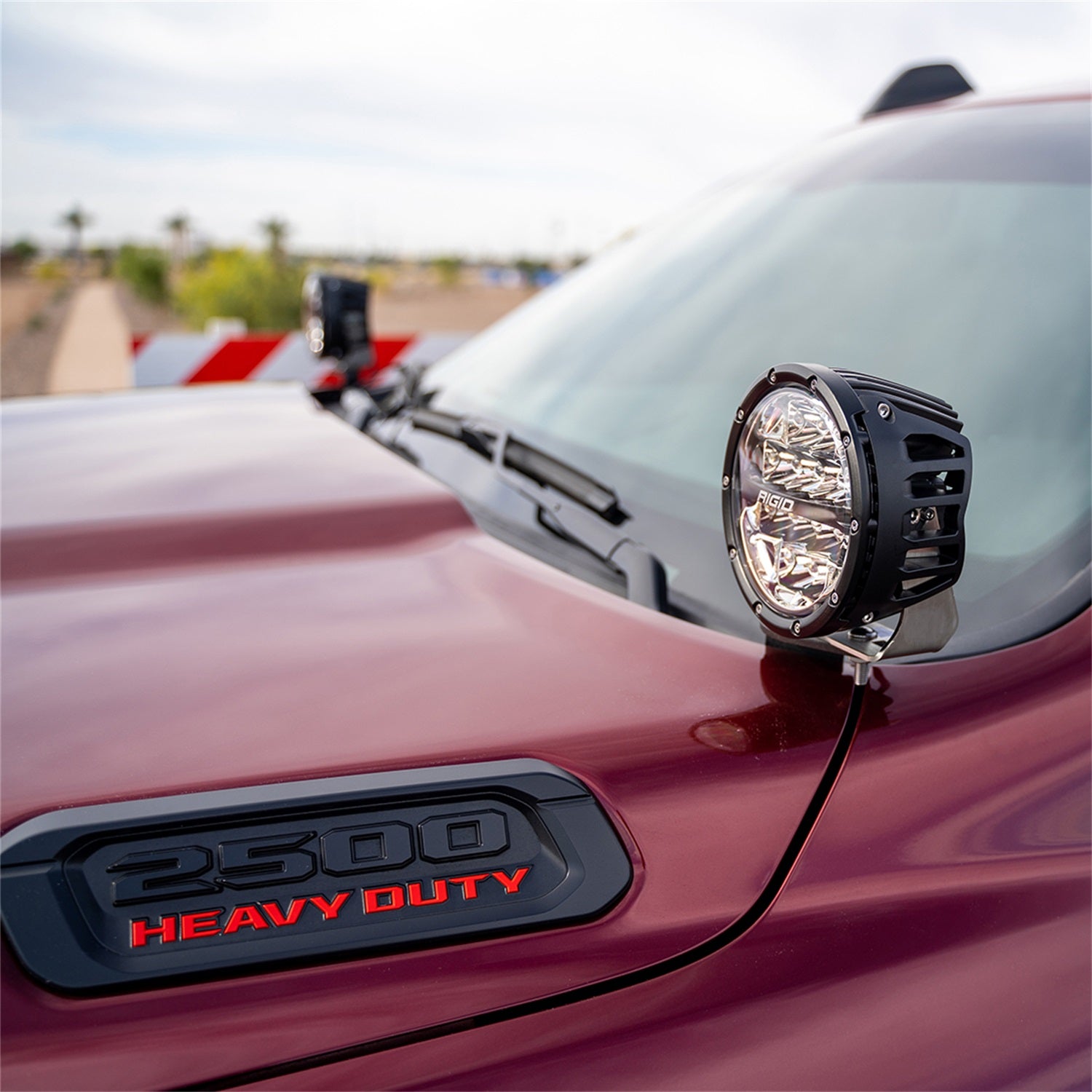 RIGID Industries 46719 2019+Dodge RAM 2500/3500 A-Pillar LED Light Mounts RIGID Industries 46719