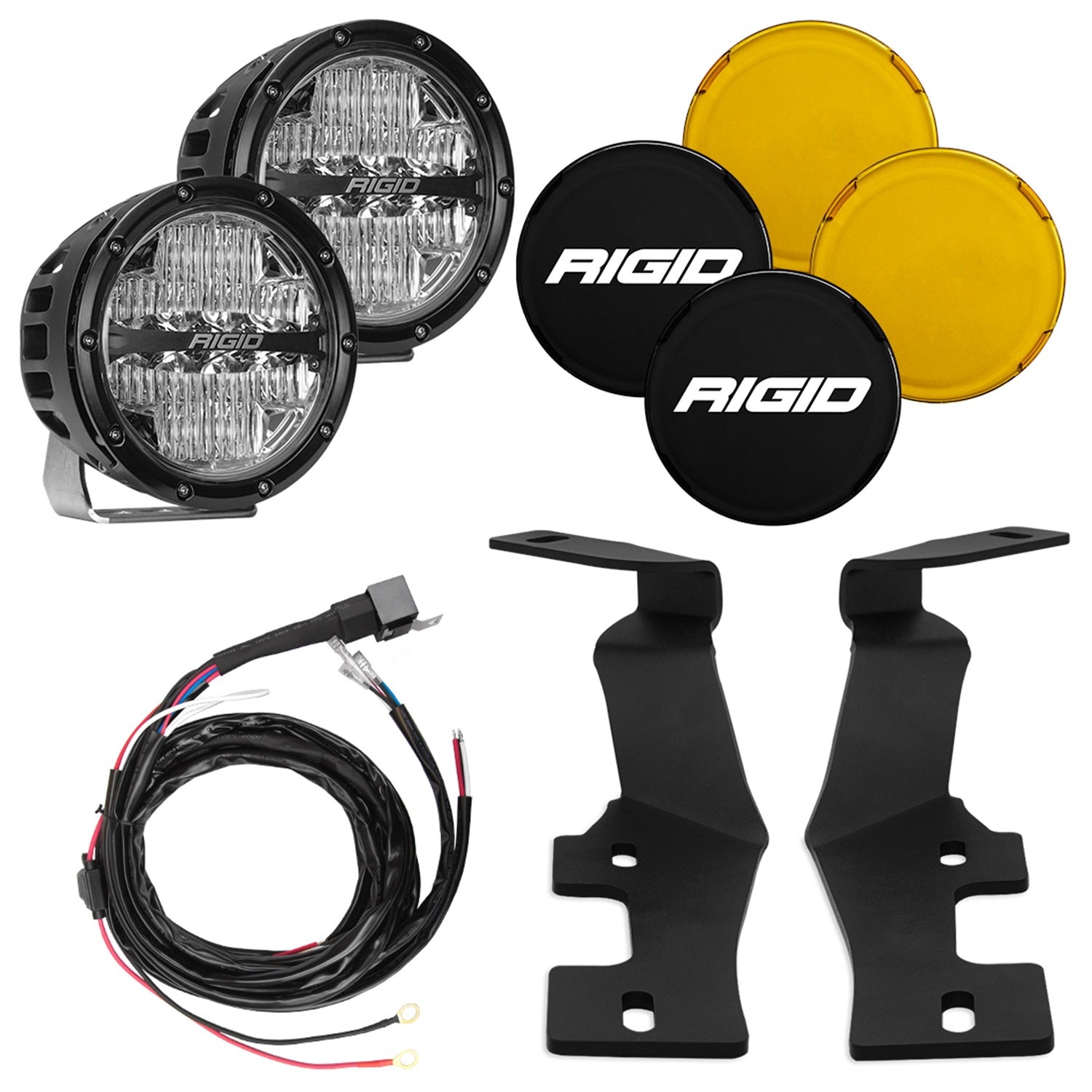 RIGID Industries 46720 RIGID 2019+Dodge RAM 2500/3500 A-Pillar 6in. 360-Series LED Light Kit RIGID Industries 46720