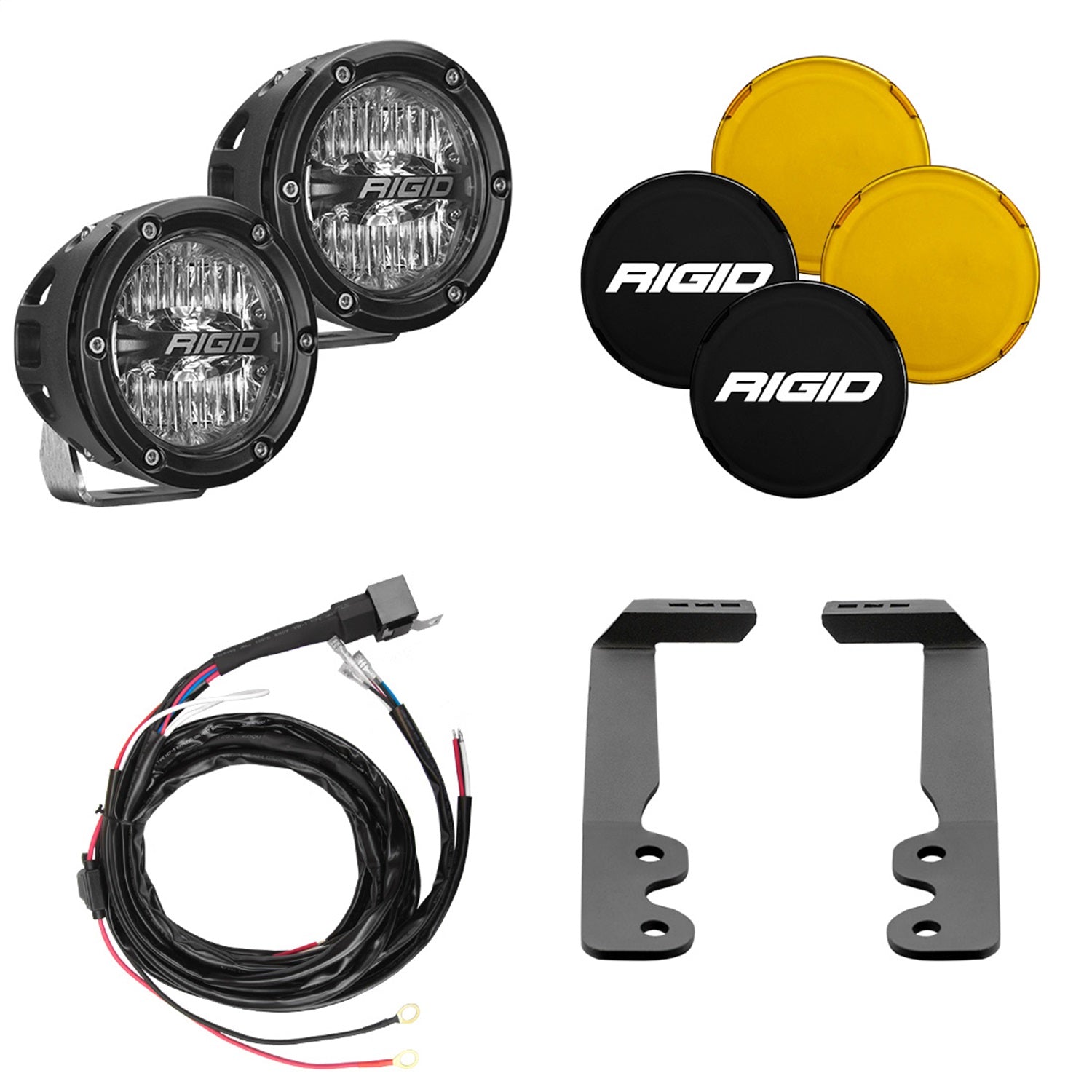 RIGID Industries 46807 360-SERIES 4 INCH LED TOYOTA TUNDRA A-PILLAR KIT 2022+ RIGID Industries 46807