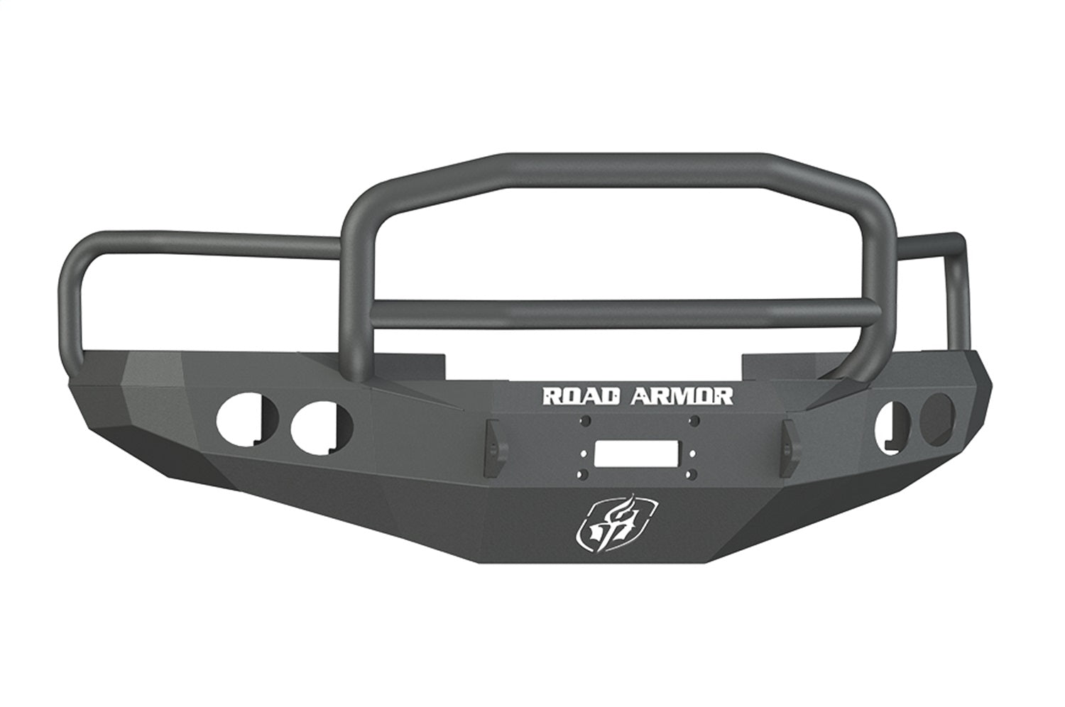 Road Armor 47005B Stealth Winch Front Bumper; Lonestar Guard; Satin Black; Road Armor 47005B