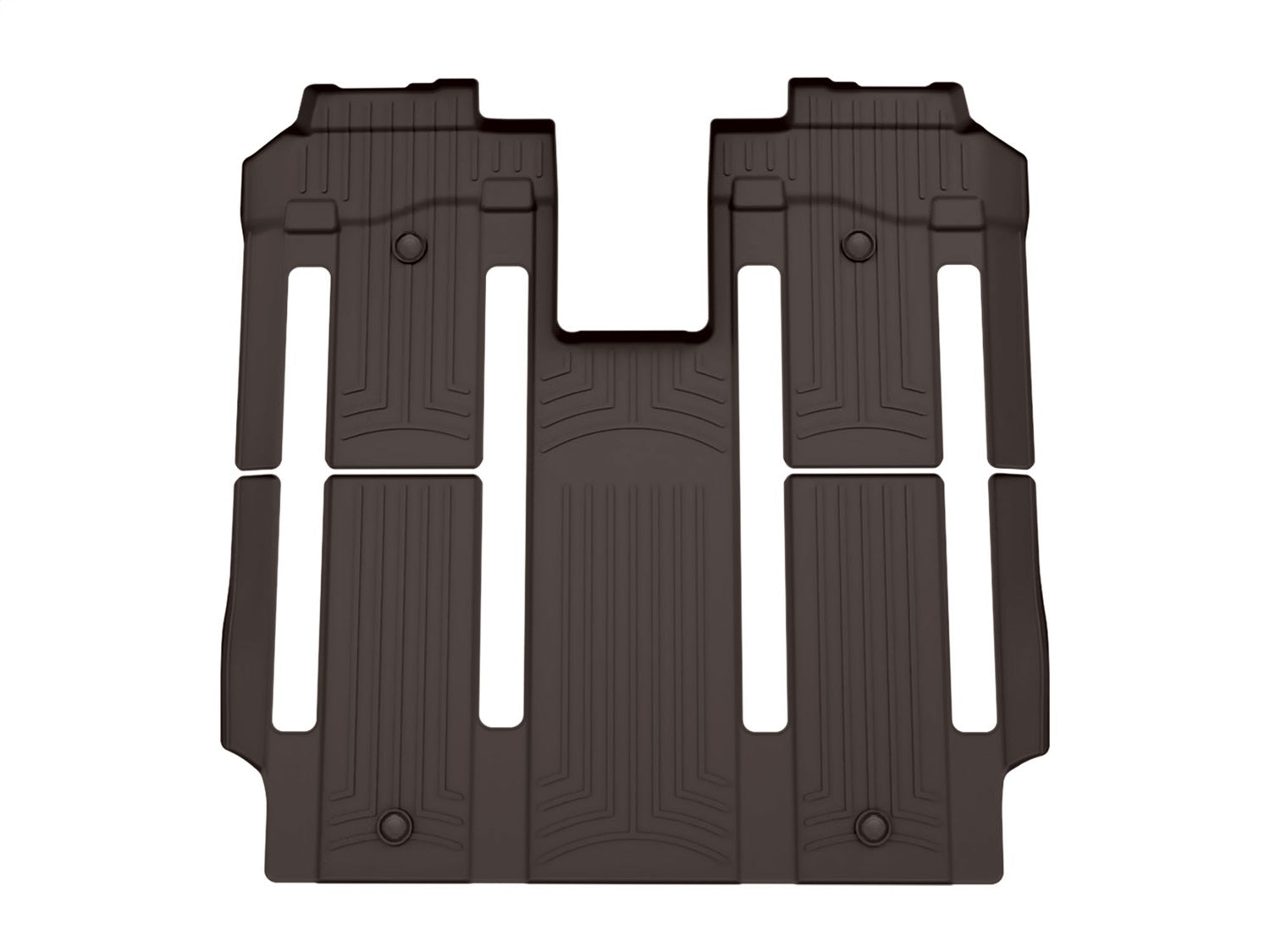 Weathertech 4716415 FloorLiner™ DigitalFit®; Cocoa; Rear and Third Row; Weathertech 4716415