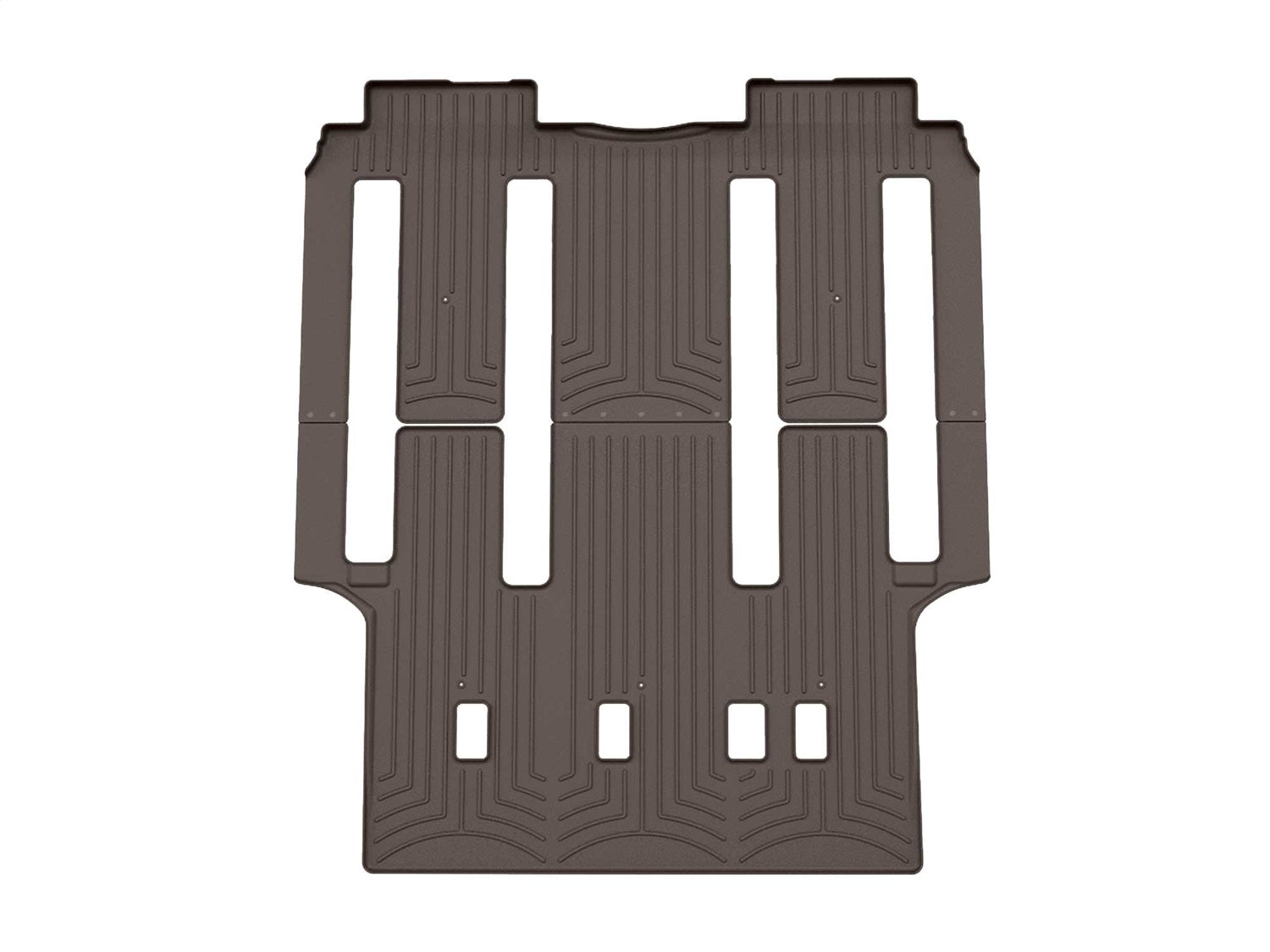 Weathertech 4716723IM FloorLiner™ HP; Cocoa; Rear and Third Row; 2 Pcs.; Weathertech 4716723IM