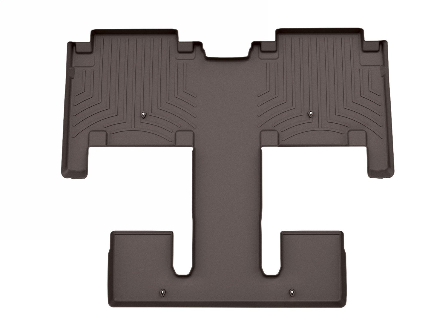 Weathertech 4718602 FloorLiner™ DigitalFit®; Cocoa; Rear and Third Row; Weathertech 4718602