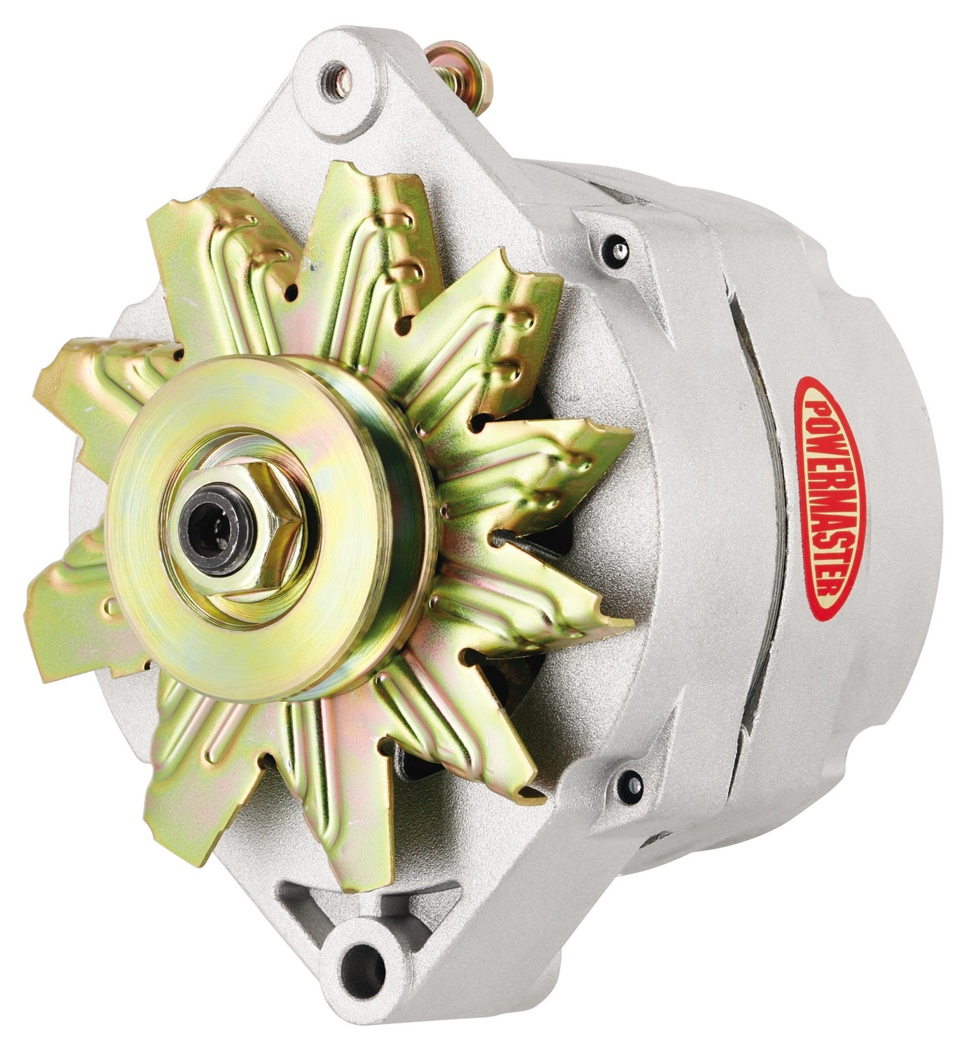 Powermaster Performance 47293 Alternator; 12si; 150 Amp; 100 Idle; 1V Pulley; Natural; Powermaster Performance 47293
