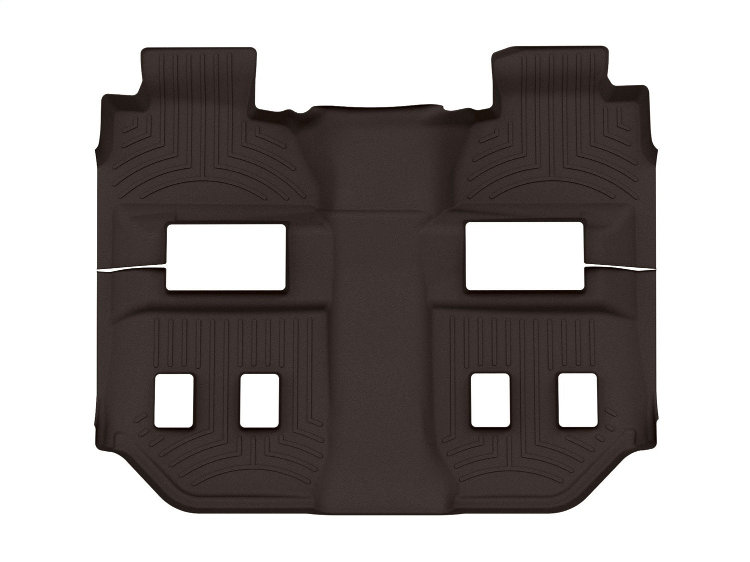 Weathertech 476073 FloorLiner™ DigitalFit®; Cocoa; Rear and Third Row; 1 Piece; Weathertech 476073