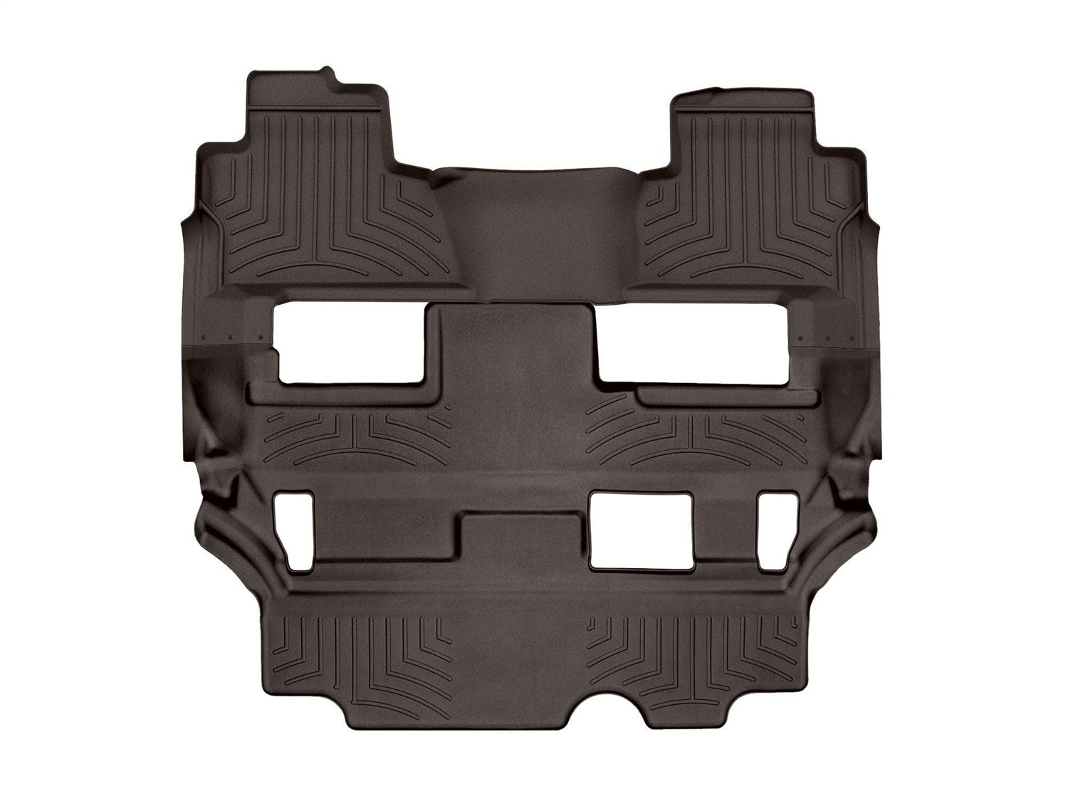 Weathertech 476076IM FloorLiner™ HP; Cocoa; Rear and Third Row; Weathertech 476076IM
