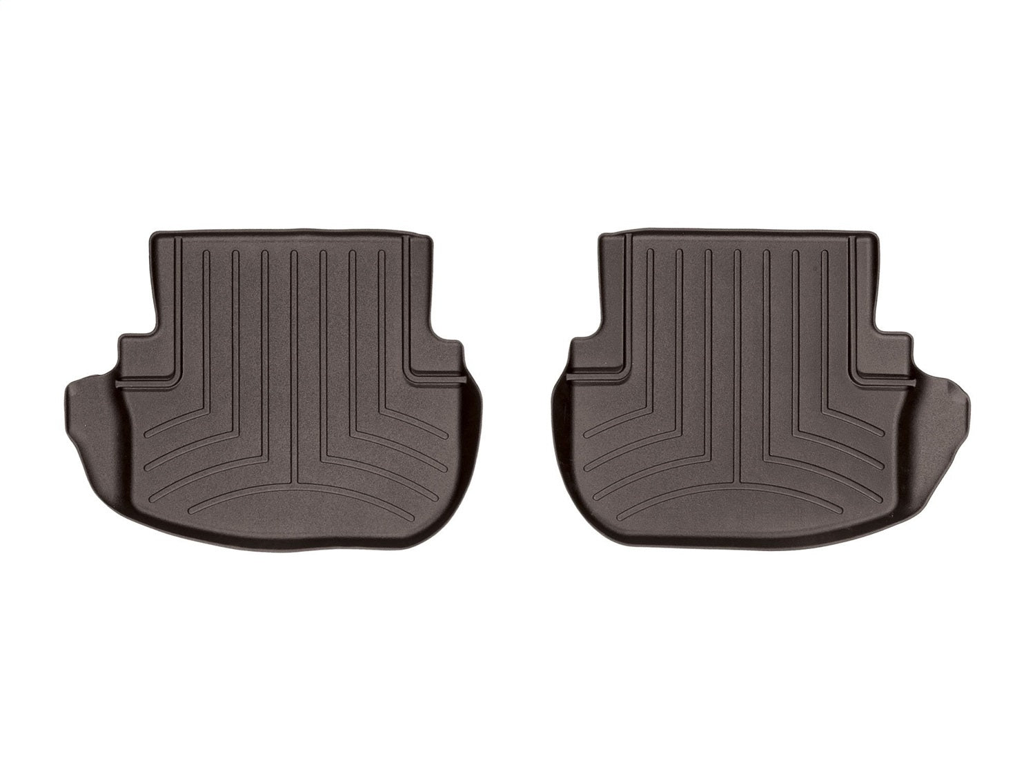 Weathertech 476764 FloorLiner™ DigitalFit®; Cocoa; Rear; 2 Piece Liner; Weathertech 476764