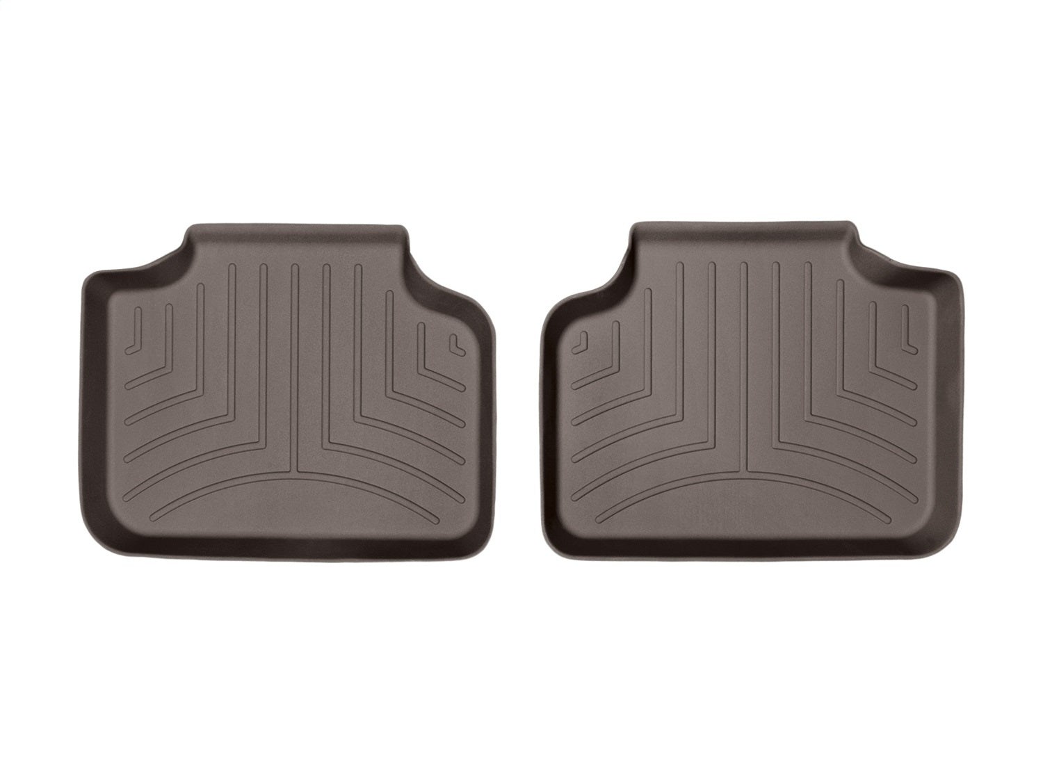 Weathertech 477482 FloorLiner™ DigitalFit®; Cocoa; Rear; 2 Piece; Weathertech 477482