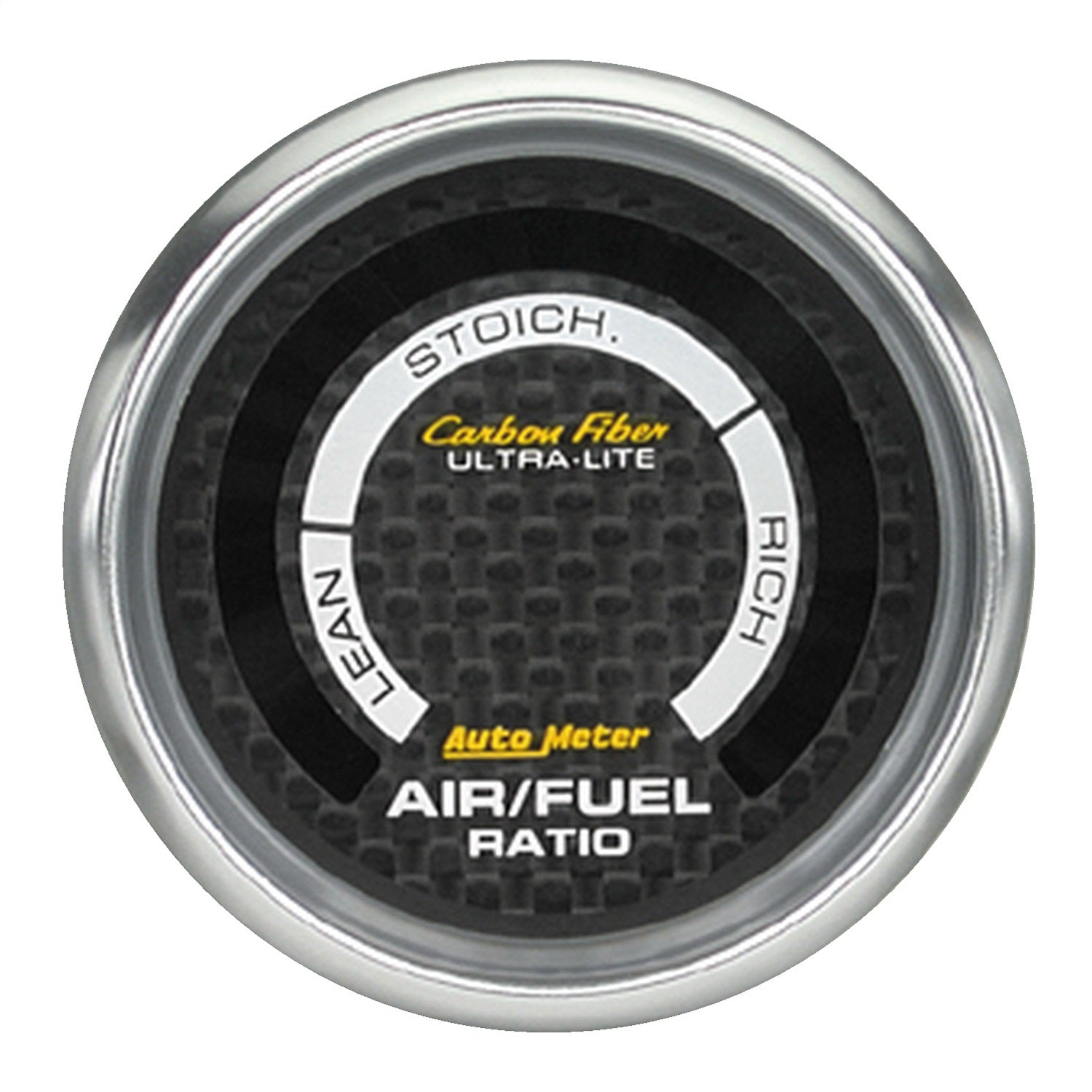 AutoMeter 4775 GAUGE; AIR/FUEL RATIO-NARROWBAND; 2 1/16in.; LEAN-RICH; LED ARRAY; CARBON FIBER AutoMeter 4775