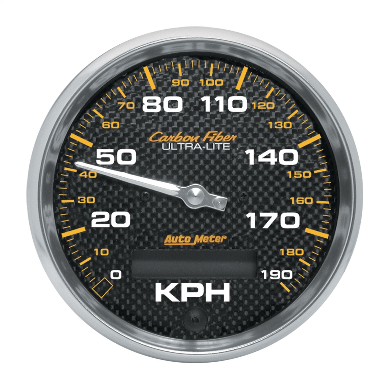 AutoMeter 4787-M GAUGE; SPEEDOMETER; 3 3/8in.; 190KM/H; ELEC. PROGRAMMABLE; CARBON FIBER AutoMeter 4787-M