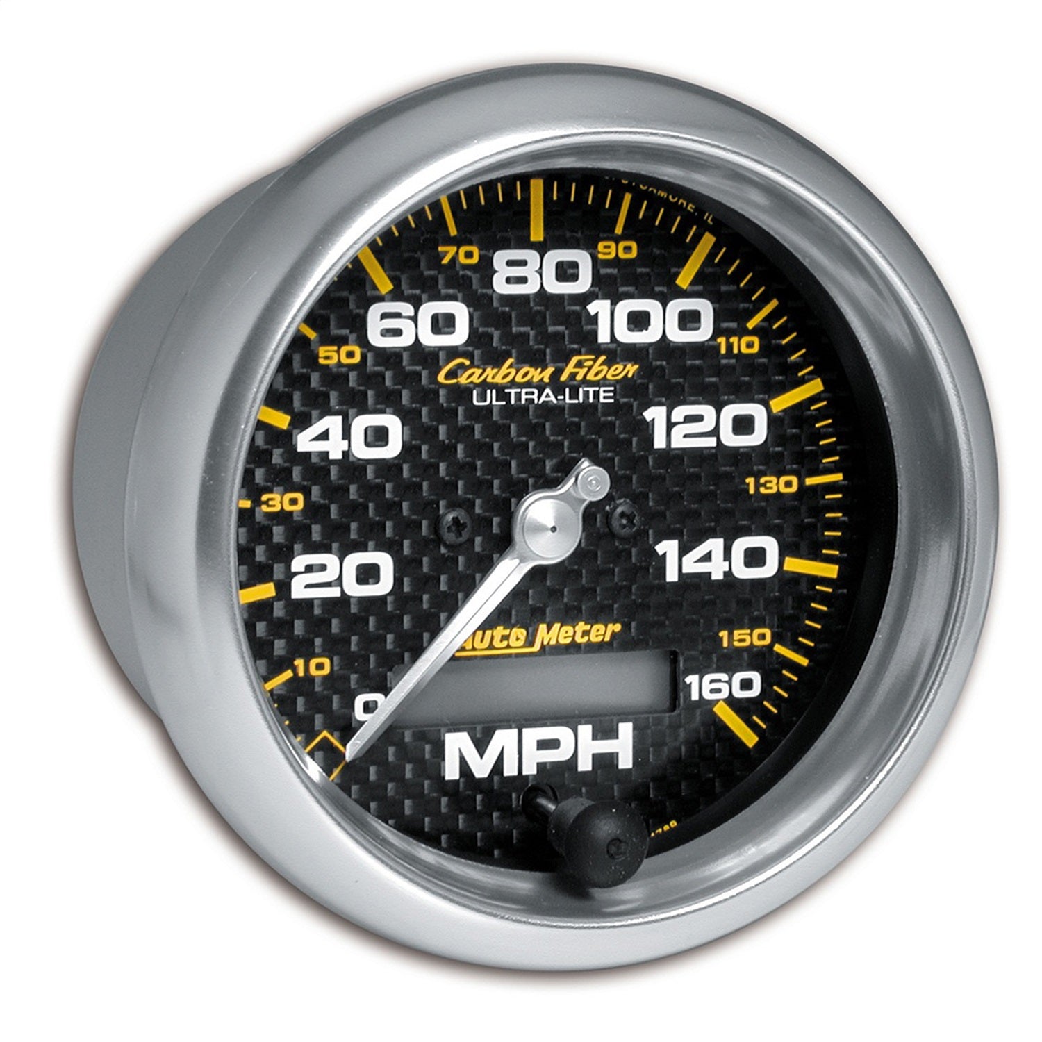 AutoMeter 4789 GAUGE; SPEEDOMETER; 3 3/8in.; 160MPH; ELEC. PROGRAMMABLE; CARBON FIBER AutoMeter 4789