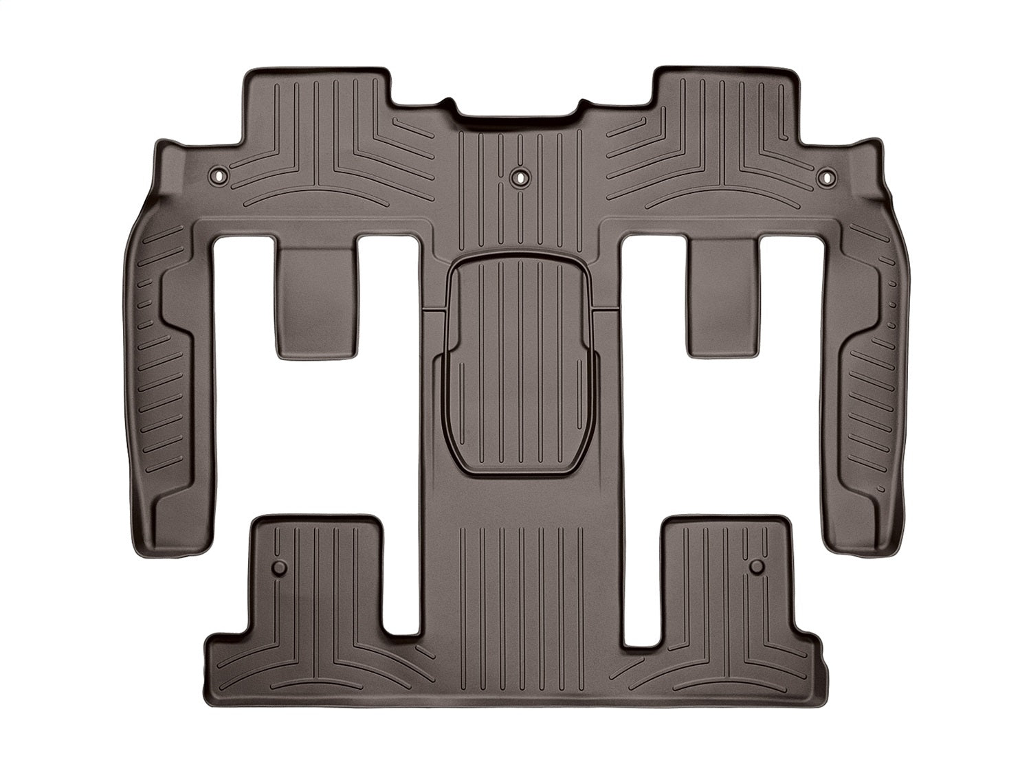 Weathertech 479423 FloorLiner™ DigitalFit®; Cocoa; Rear and Third Row; Weathertech 479423