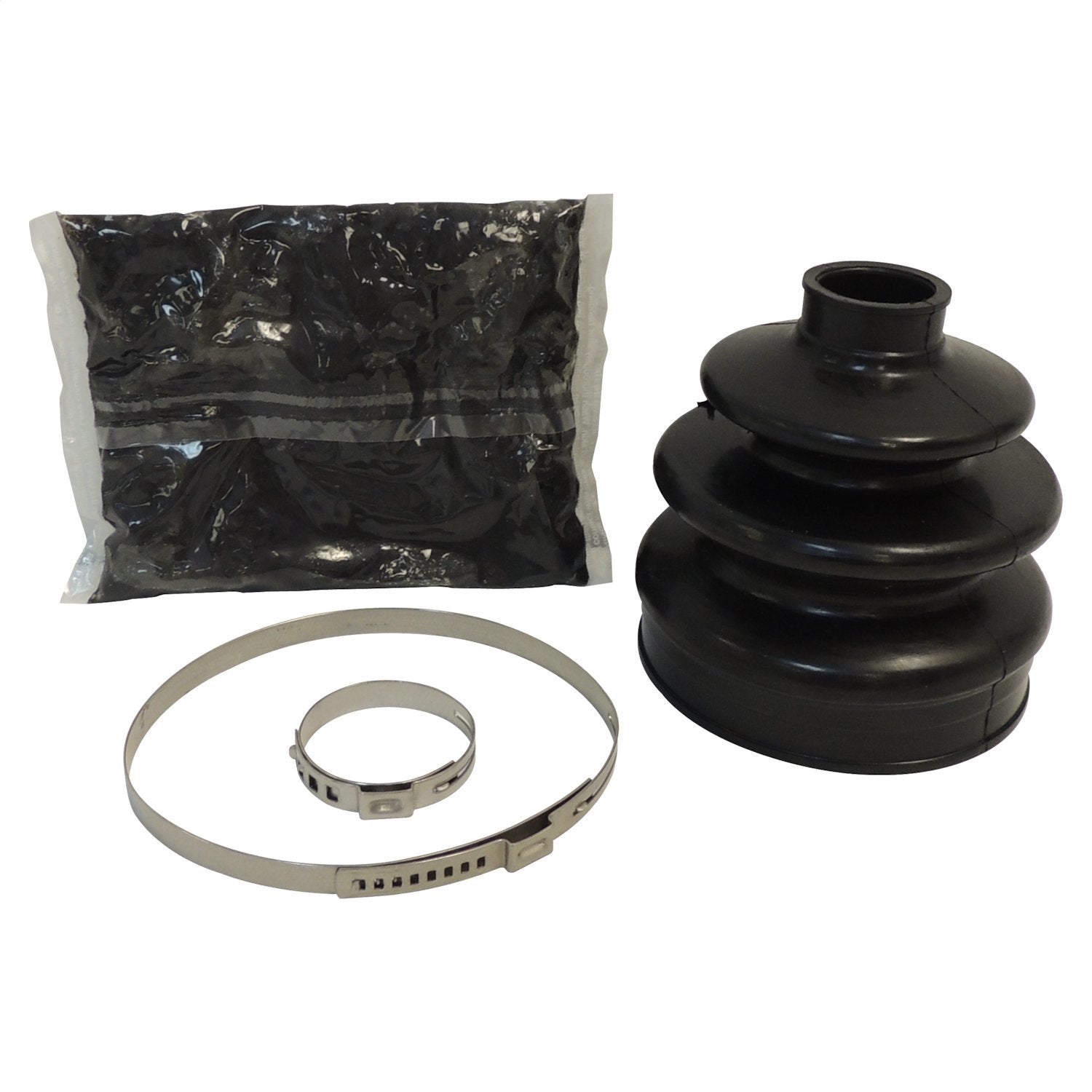 Crown Automotive Jeep Replacement 4796233 CV Joint Boot Kit; Front Inner; Incl. Boots/Clamps/Snap Rings/Grease; Crown Automotive Jeep Replacement 4796233