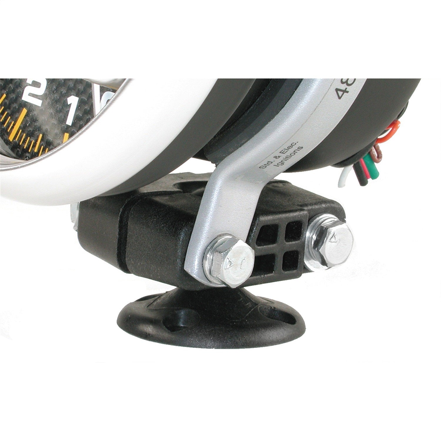 AutoMeter 48011 GAUGE MOUNT; ROLL POD; PEDESTAL; FITS 5in. PEDESTAL TACH; BLACK AutoMeter 48011