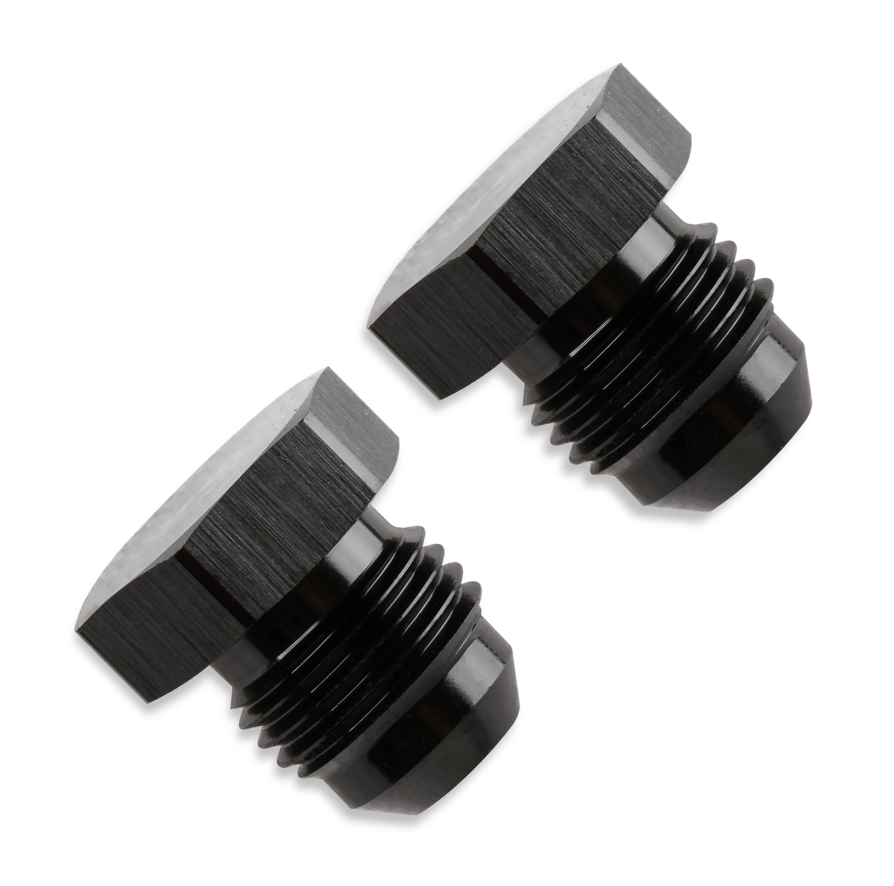 AN Flare Plug - 6061 Aluminum Construction