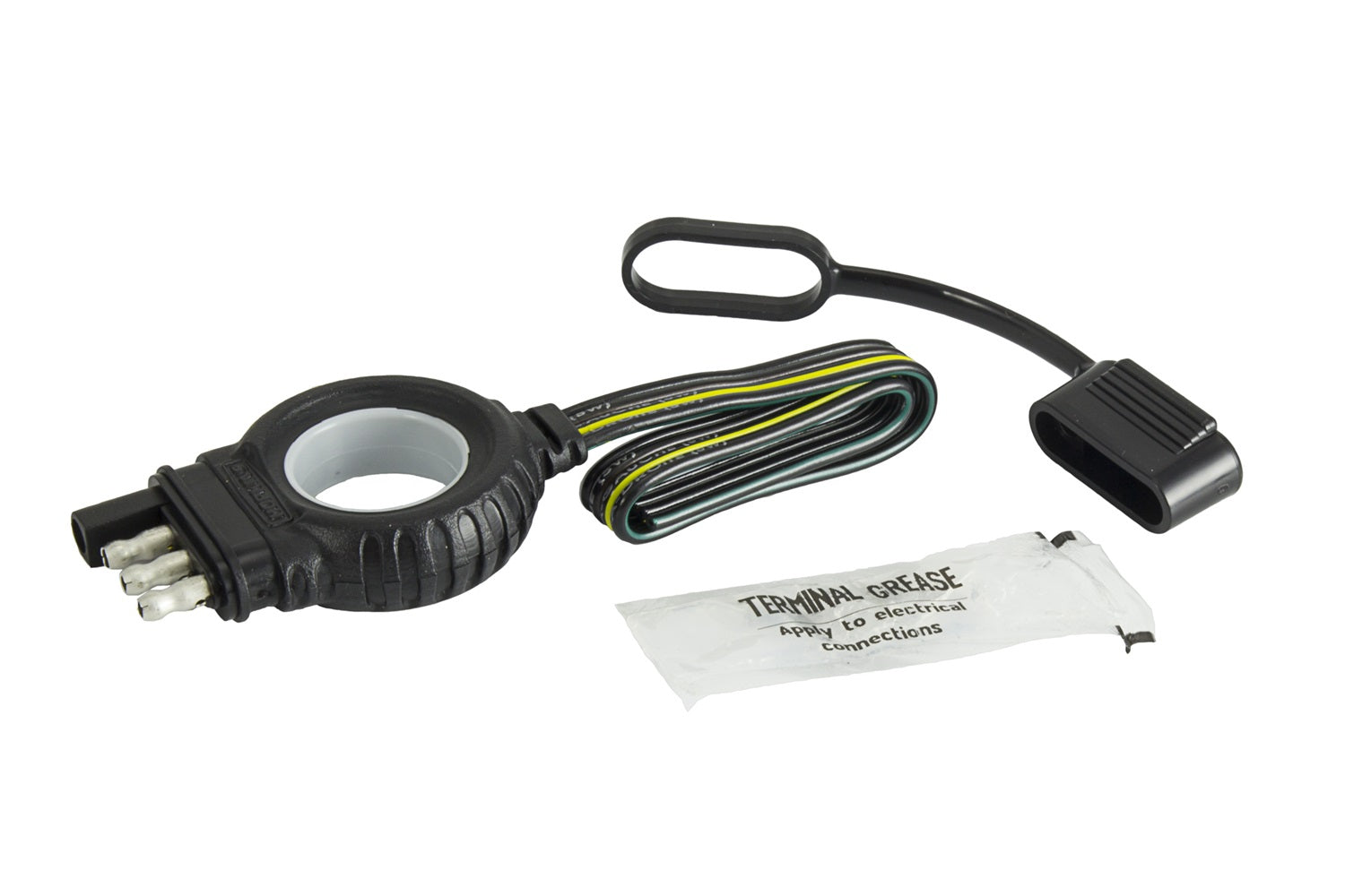 Endurance™ Easy-Pull™ 4-Flat Trailer End Wiring Connector; 12 in. Wire;