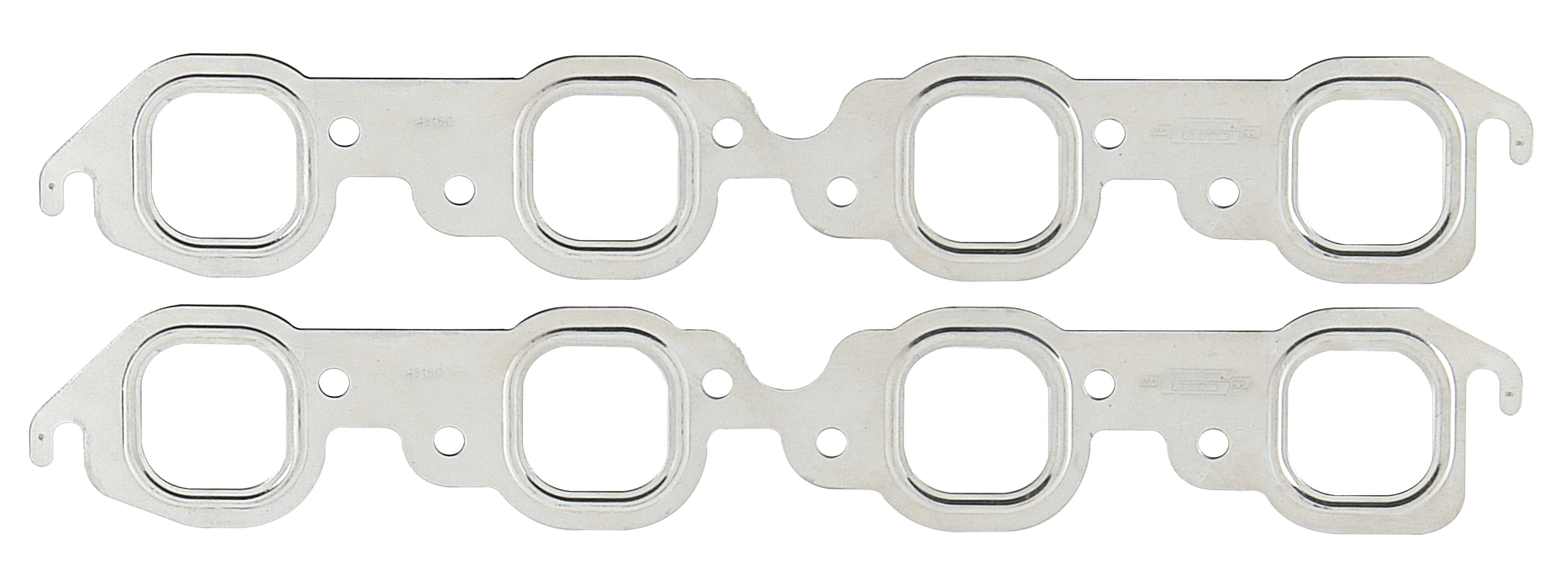 Mr Gasket 4816G MLS Exhaust Gasket; Square Port Shape; [Available While Supplies Last]; Mr Gasket 4816G
