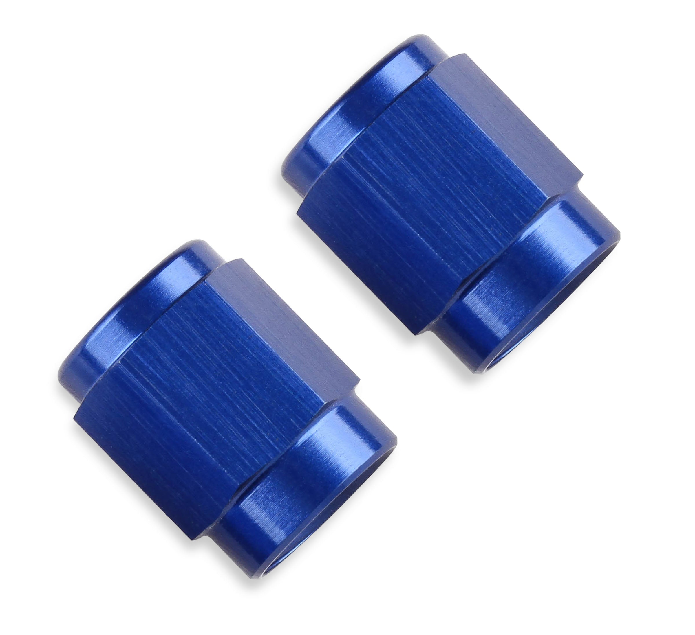 Mr. Gasket -4 AN Tube Nut (2) - Blue