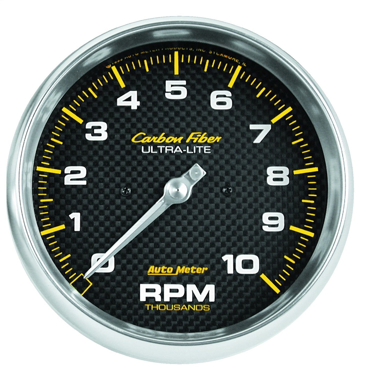 AutoMeter 4898 GAUGE; TACHOMETER; 5in.; 10K RPM; IN-DASH; CARBON FIBER AutoMeter 4898