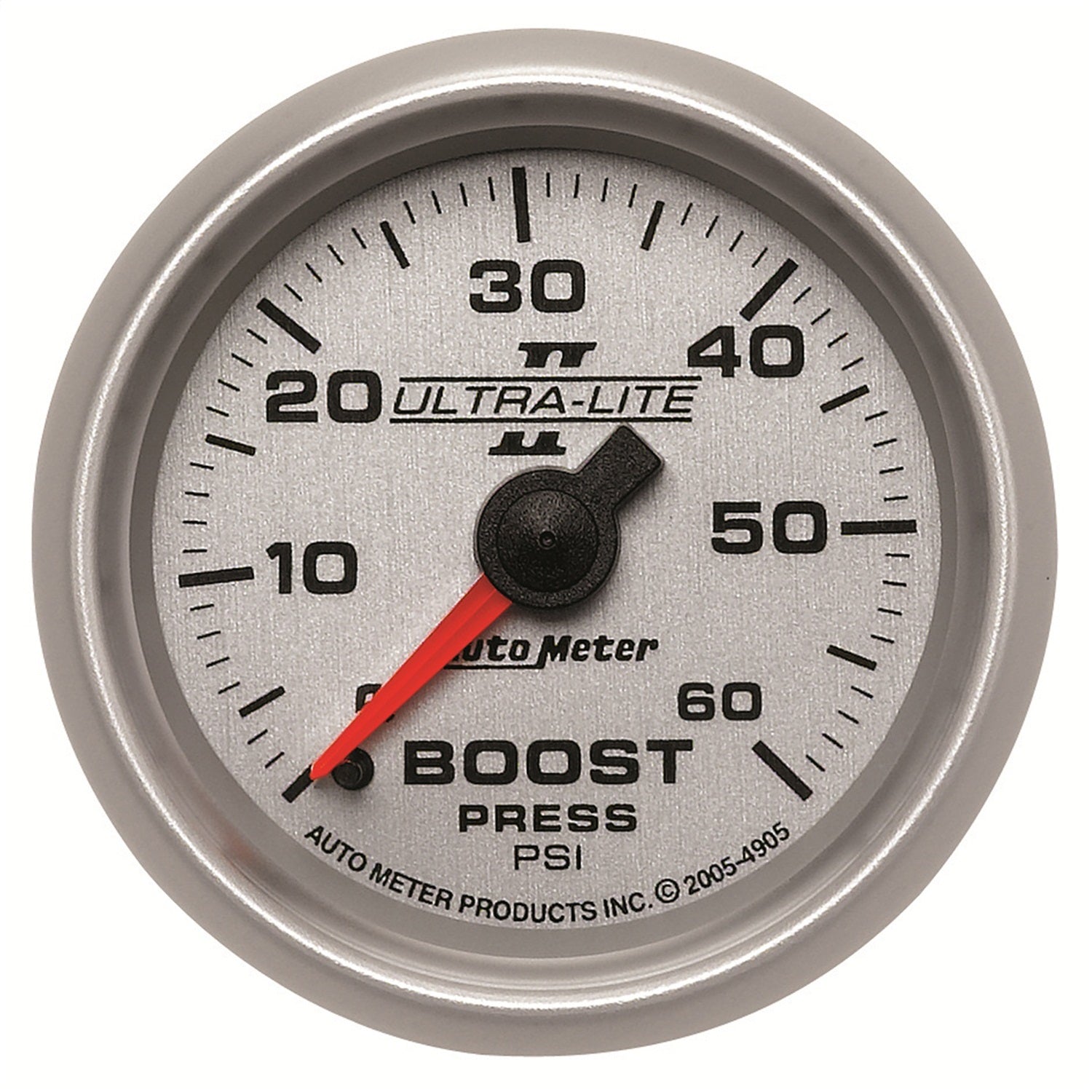 AutoMeter 4905 GAUGE; BOOST; 2 1/16in.; 60PSI; MECHANICAL; ULTRA-LITE II AutoMeter 4905