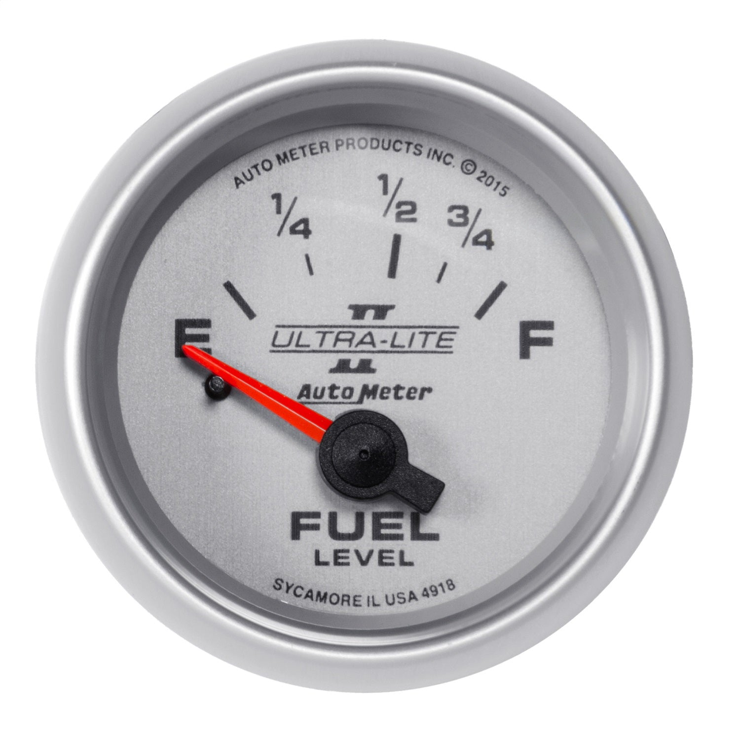 AutoMeter 4918 GAUGE; FUEL LEVEL; 2 1/16in.; 16OE TO 158OF; ELEC; ULTRA-LITE II AutoMeter 4918