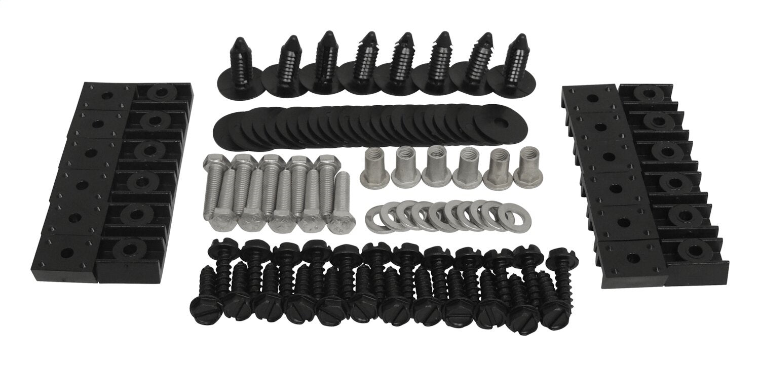 Crown Automotive Jeep Replacement 4918K Fender Flare Hardware Kit; Crown Automotive Jeep Replacement 4918K