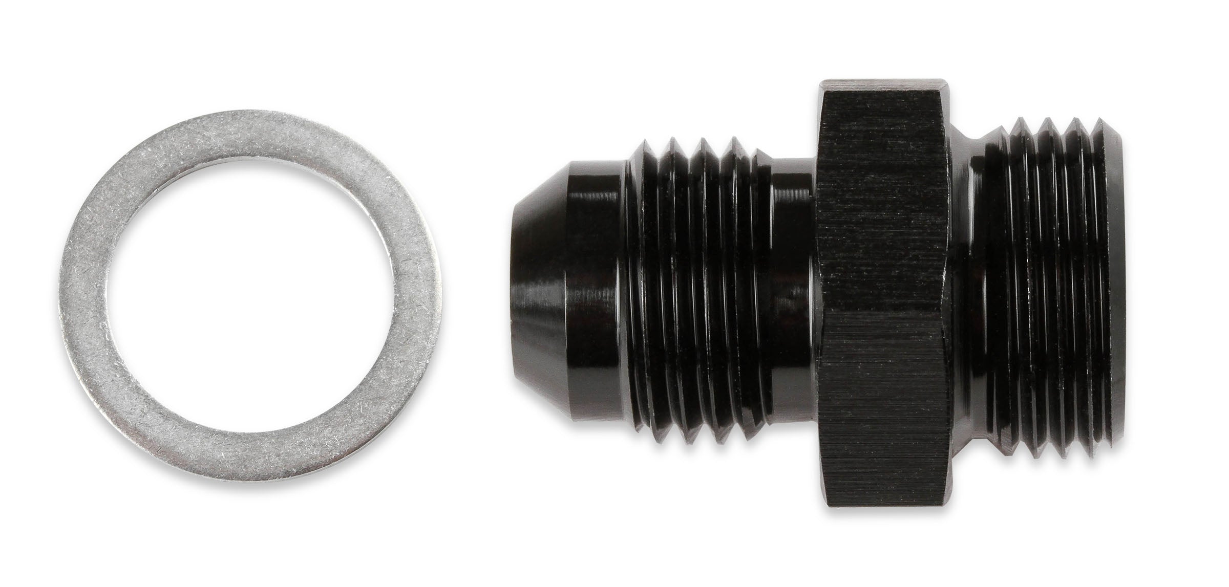 Fits Most Holley Single Feed Carburetors with 9/16 Inch-24 Threads, with Gasket.