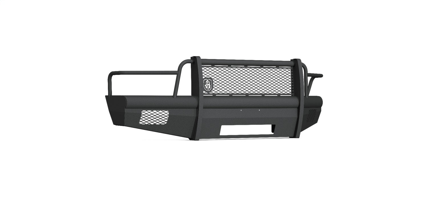 Road Armor 4942VF6B Vaquero Non-Winch Front Bumper; Full Guard; Texture Black; Road Armor 4942VF6B