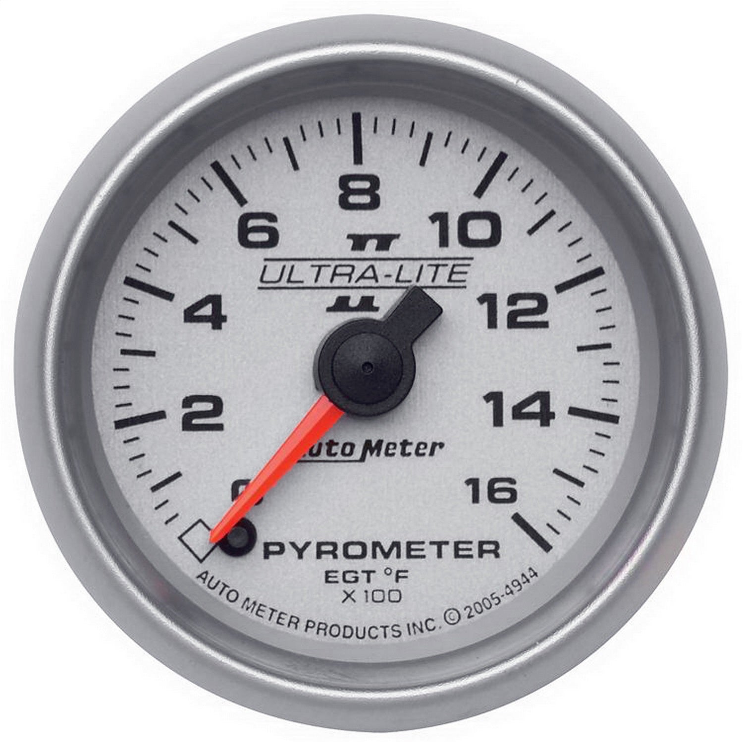 AutoMeter 4944 GAUGE; PYROMETER (EGT); 2 1/16in.; 1600deg.F; DIGITAL STEPPER MOTOR; ULTRA-LITE AutoMeter 4944