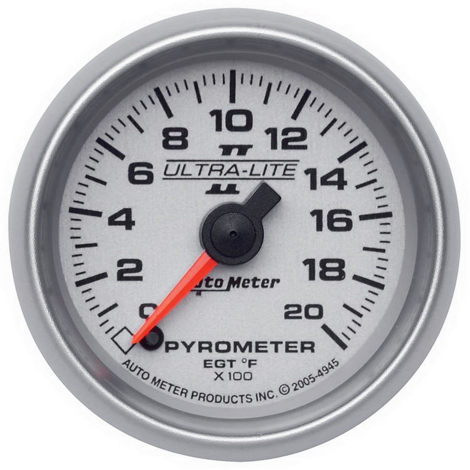 AutoMeter 4945 GAUGE; PYROMETER (EGT); 2 1/16in.; 2000deg.F; DIGITAL STEPPER MOTOR; ULTRA-LITE AutoMeter 4945