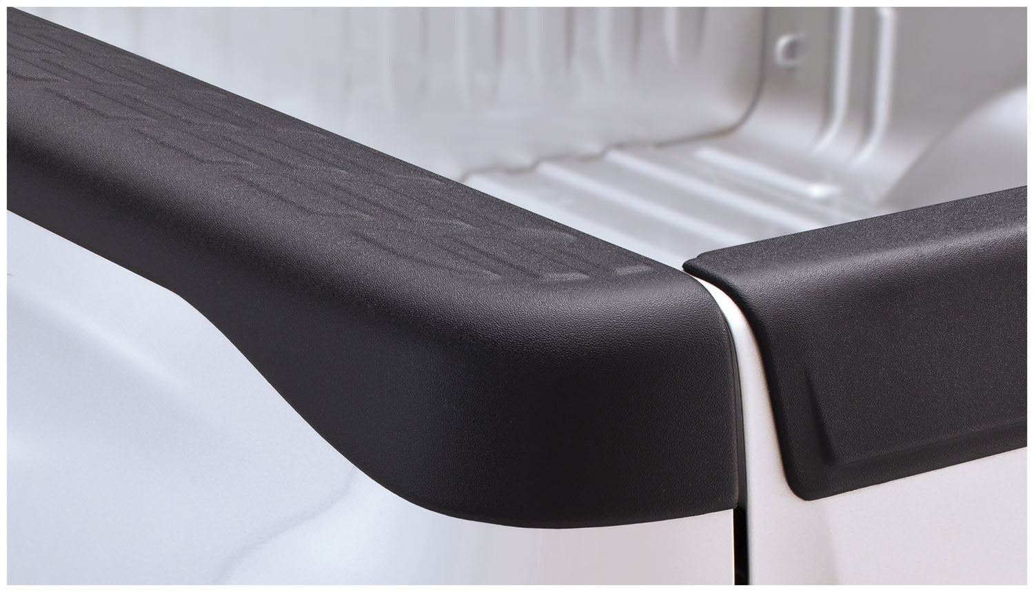 Bushwacker 49523 Ultimate OE Style™ Bed Rail Cap; OE Matte Black; w/o Stake Pocket; Bushwacker 49523