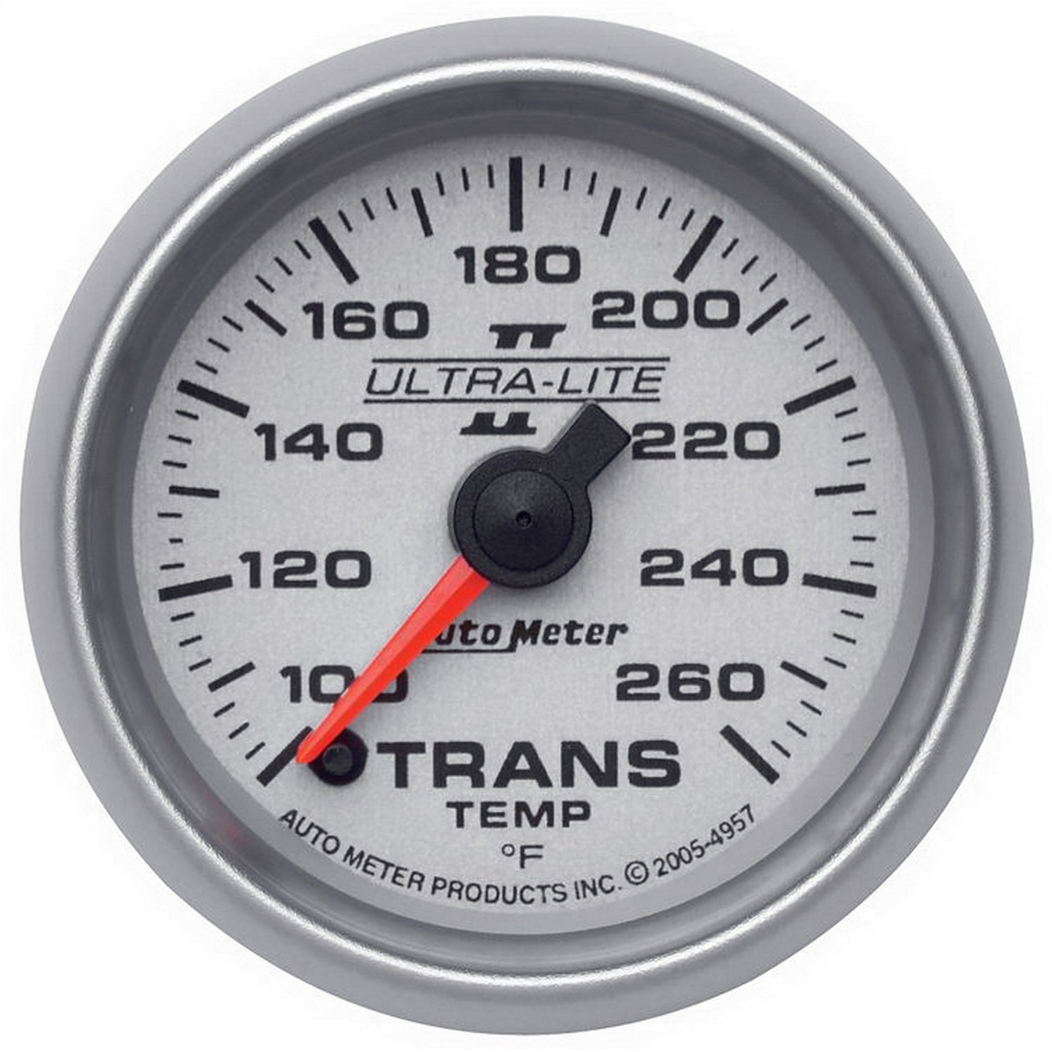 AutoMeter 4957 GAUGE; TRANSMISSION TEMP; 2 1/16in.; 100-260deg.F; DIGITAL STEPPER MTR; ULTRA-LI AutoMeter 4957