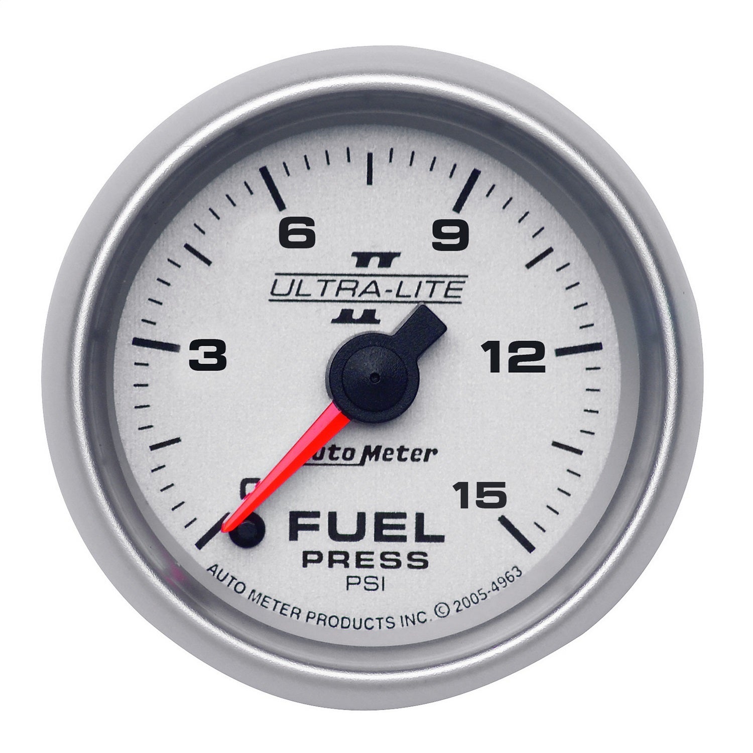 AutoMeter 4961 GAUGE; FUEL PRESSURE; 2 1/16in.; 15PSI; DIGITAL STEPPER MOTOR; ULTRA-LITE II AutoMeter 4961