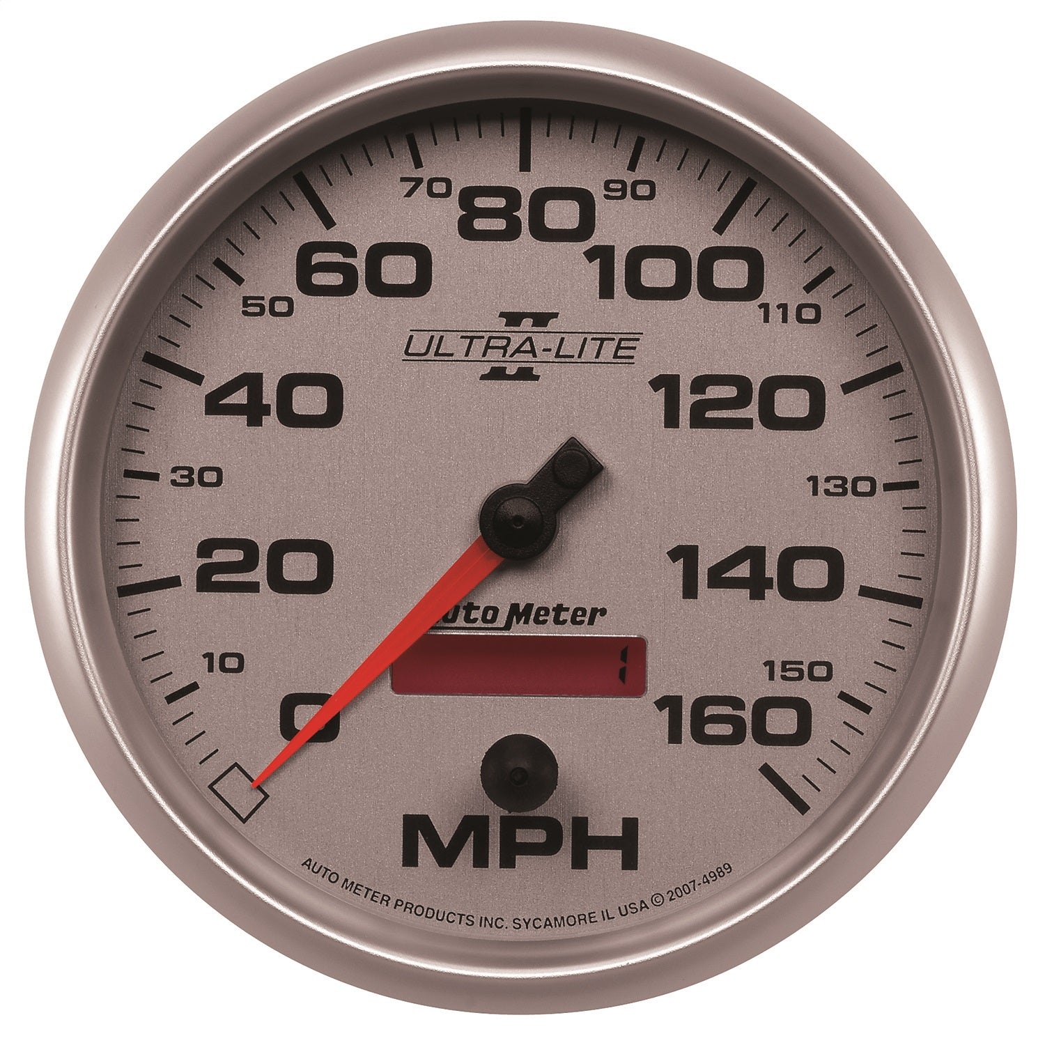 AutoMeter 4989 GAUGE; SPEEDOMETER; 5in.; 160MPH; ELEC. PROGRAMMABLE; ULTRA-LITE II AutoMeter 4989