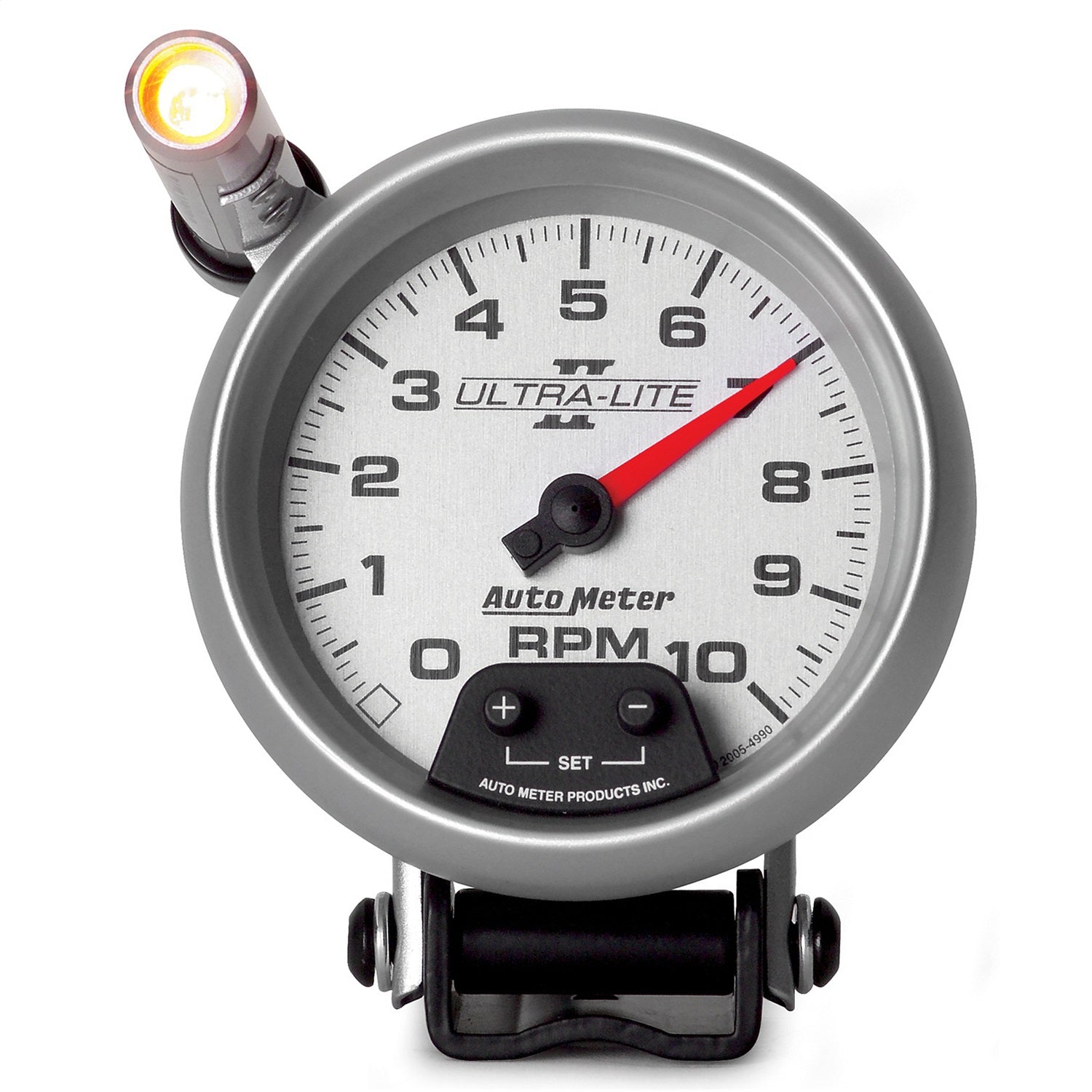 AutoMeter 4990 GAUGE; TACHOMETER; 3 3/4in.; 10K RPM; PEDESTAL W/EXT. QUICK-LITE; ULTRA-LITE II AutoMeter 4990