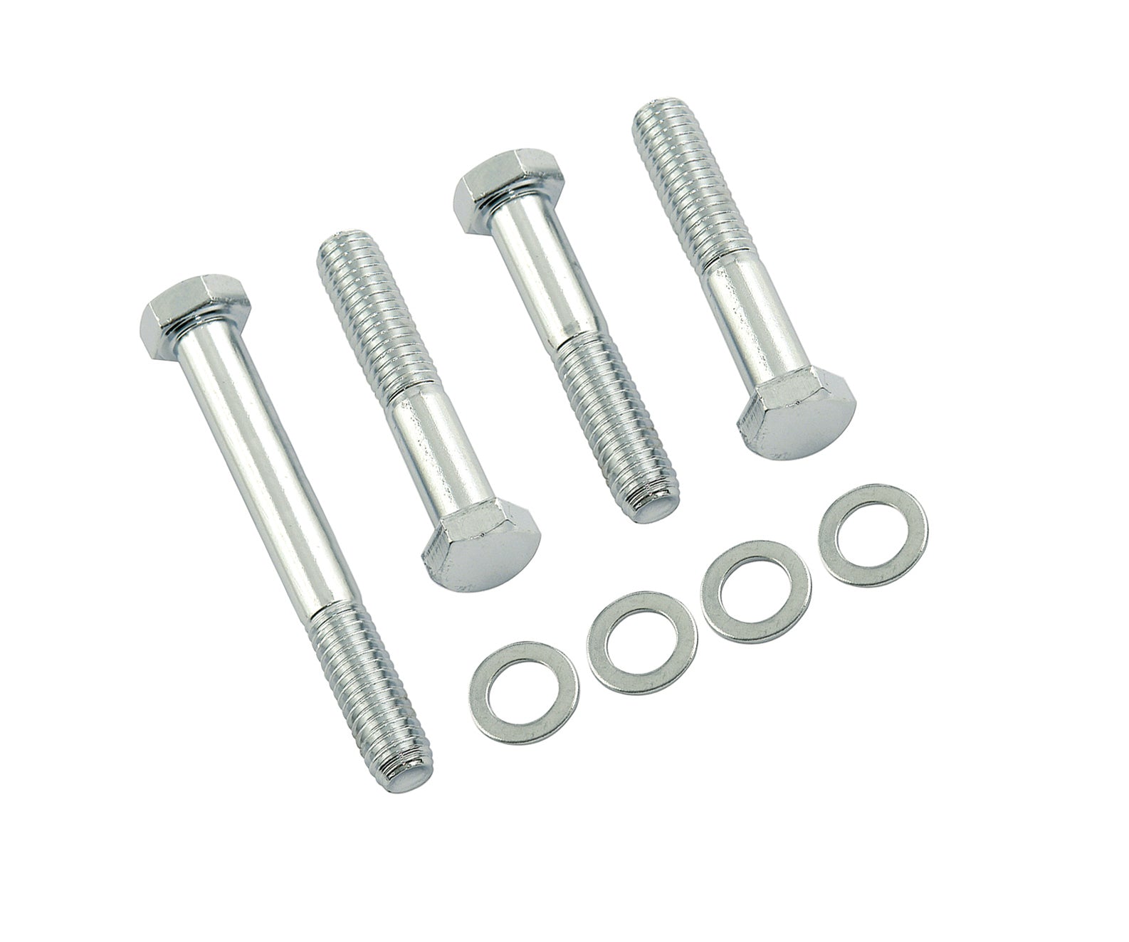 Mr Gasket 4996 Water Pump Bolts; Hex Head; Short Water Pump; 4 pc. 3/8 in. w/Washers; Mr Gasket 4996