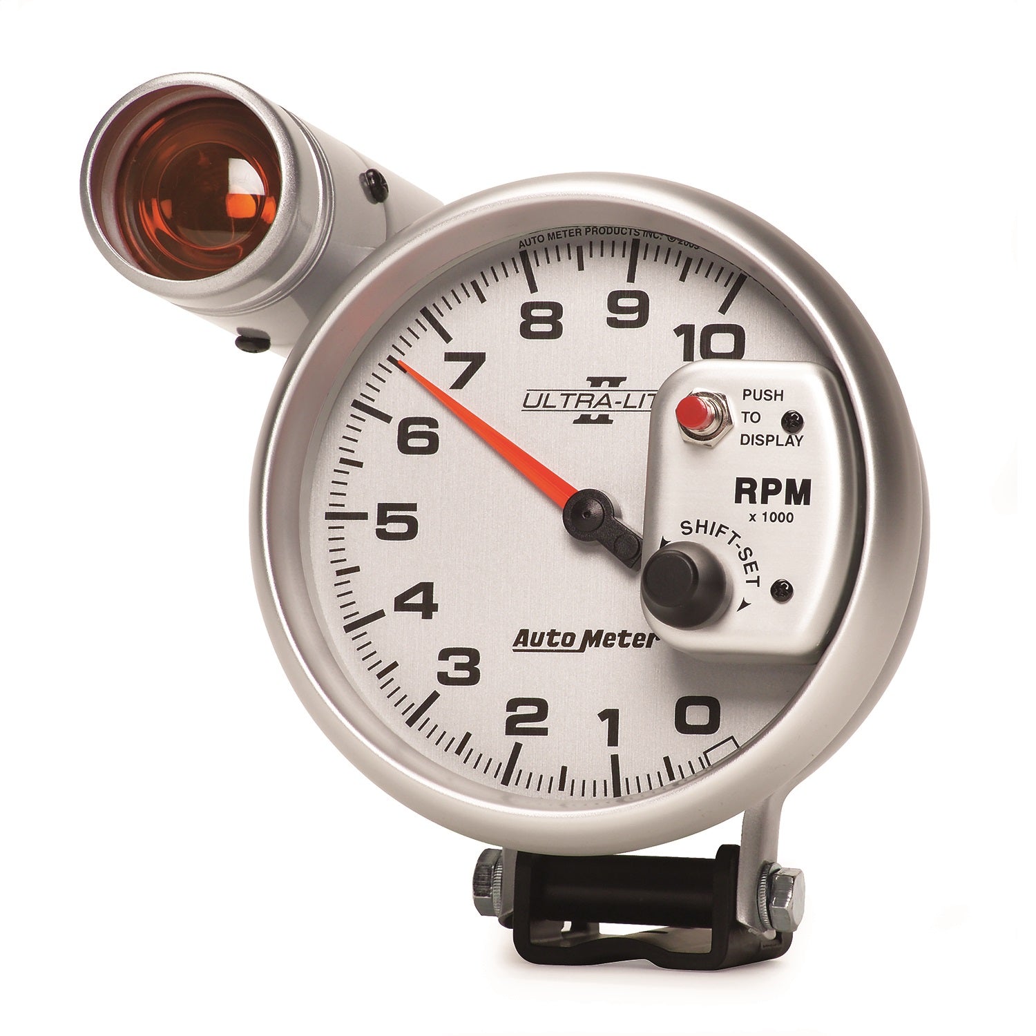 AutoMeter 4999 GAUGE; TACHOMETER; 5in.; 10K RPM; PEDESTAL W/EXT. SHIFT-LITE; ULTRA-LITE II AutoMeter 4999